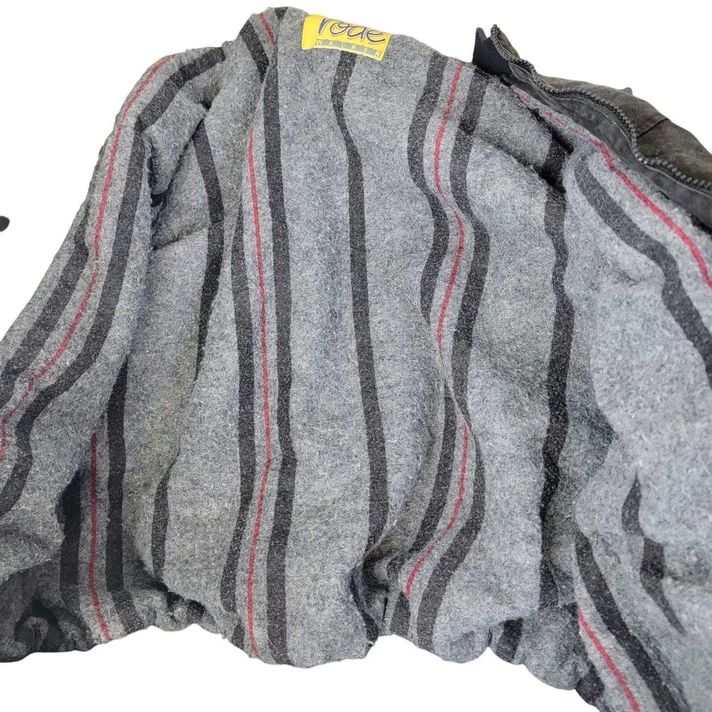 Rode Walker Vintage 90s Blanket Lined Western Jacket Men XL Red Black Outdoors Aztec