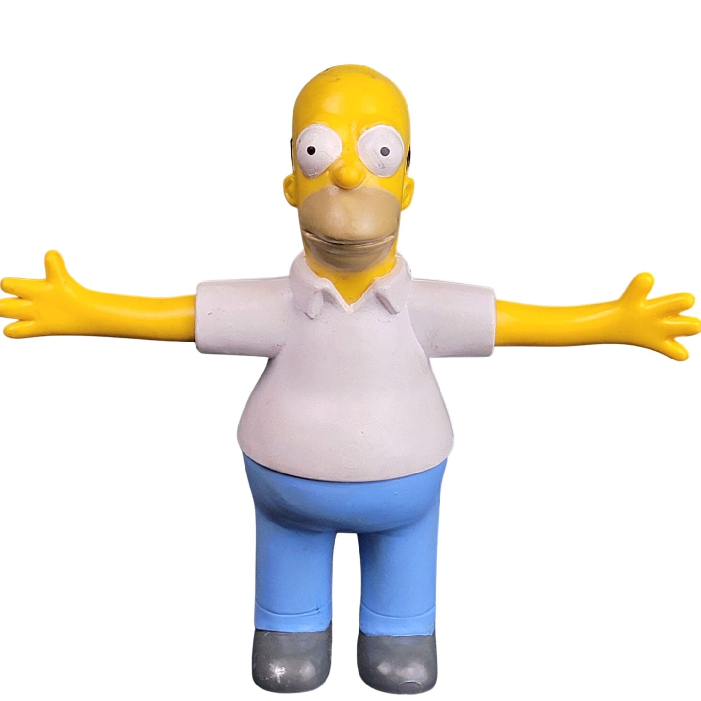 Homer Simpson Vintage 1990 Bendable Figure Toy Cartoon TV Show Simpsons