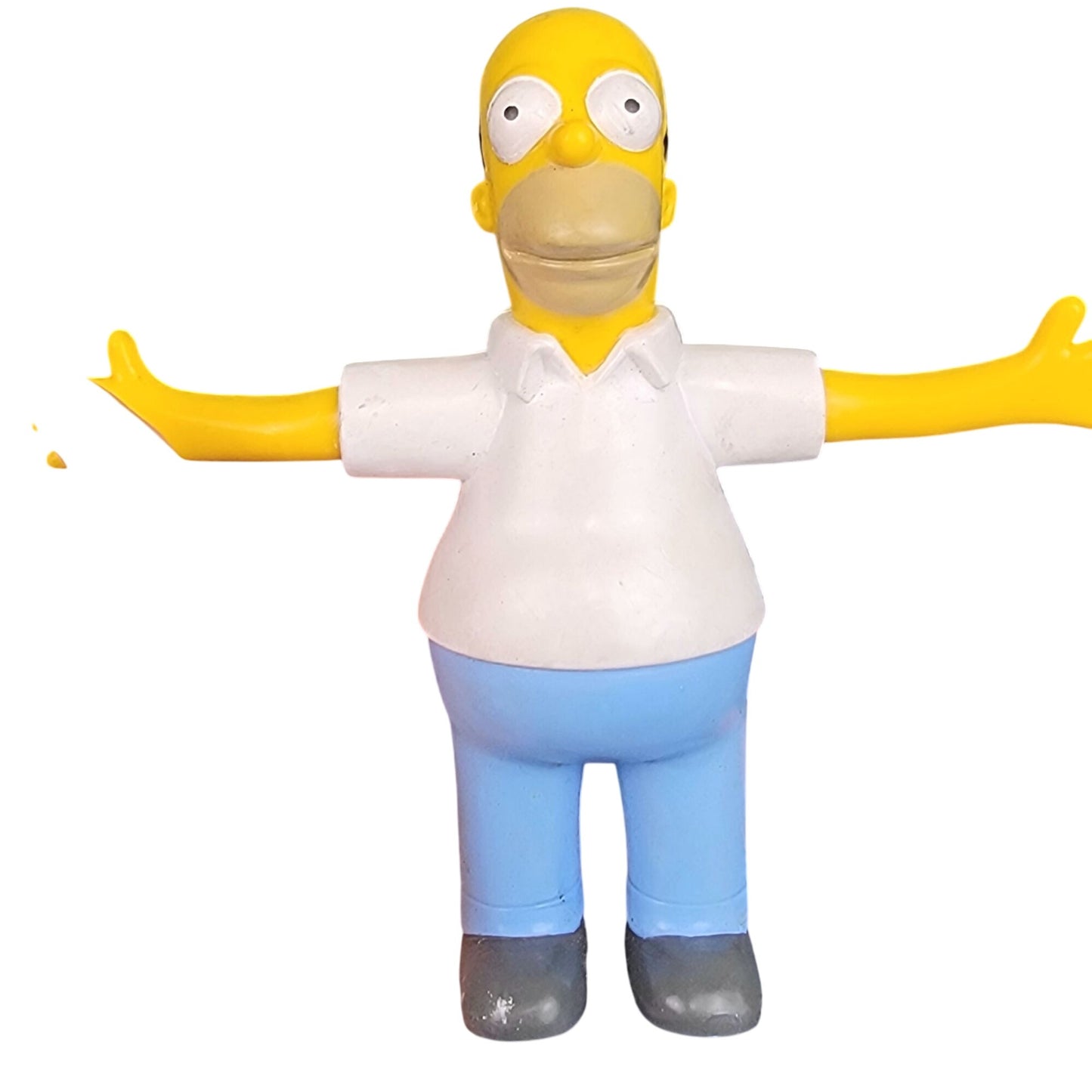 Homer Simpson Vintage 1990 Bendable Figure Toy Cartoon TV Show Simpsons