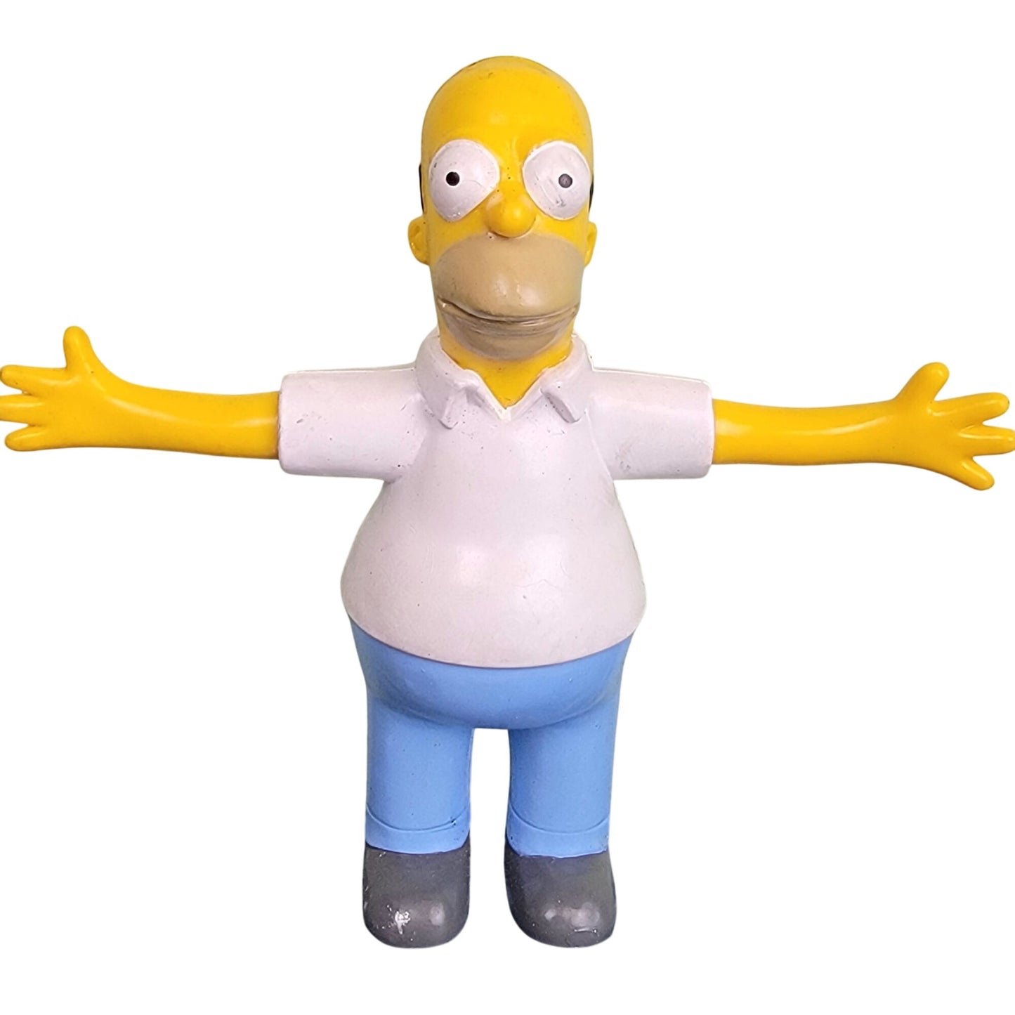 Homer Simpson Vintage 1990 Bendable Figure Toy Cartoon TV Show Simpsons