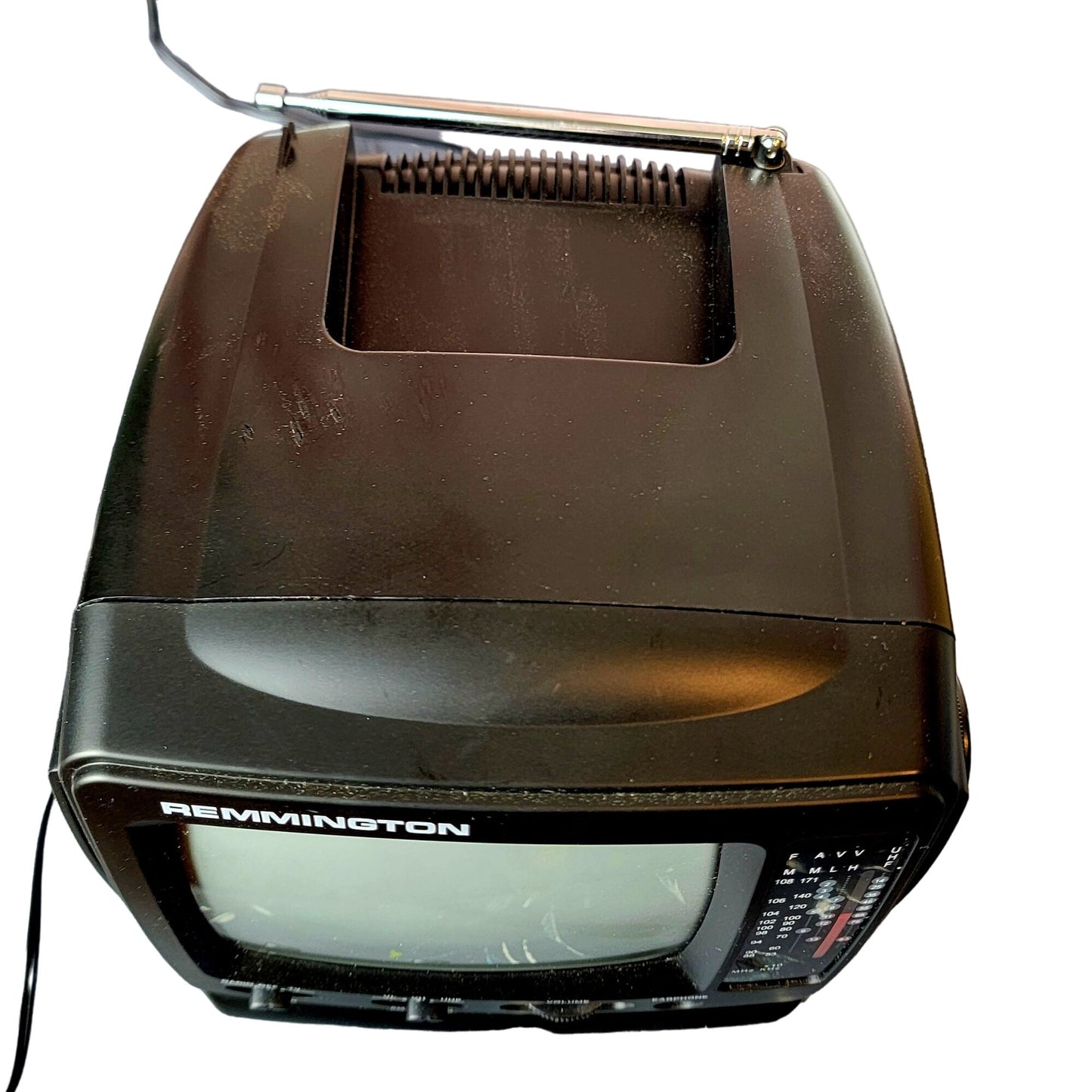 Remmington Vintage 2002 Portable Television 5.5 inch Black TV Radio Electronic