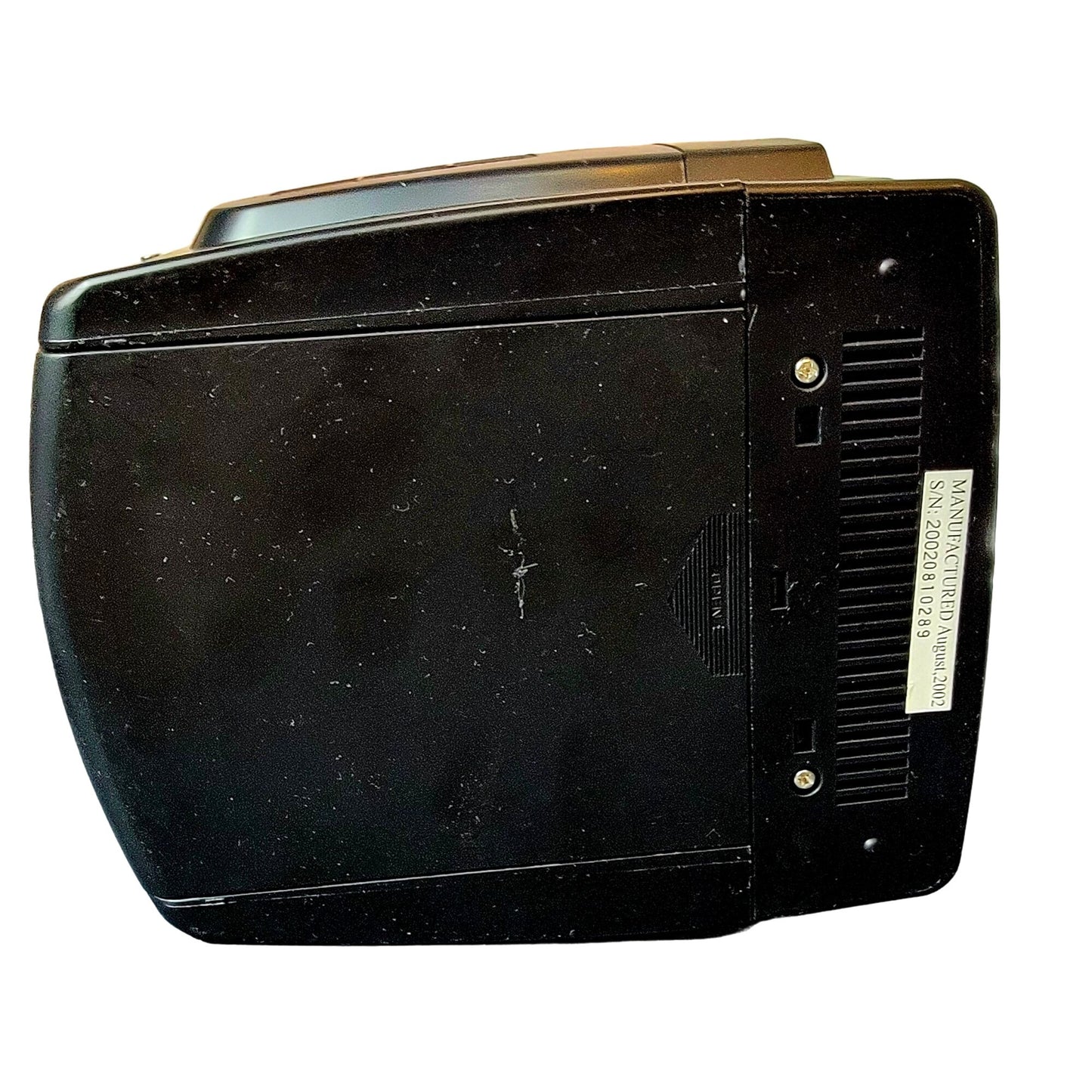 Remmington Vintage 2002 Portable Television 5.5 inch Black TV Radio Electronic