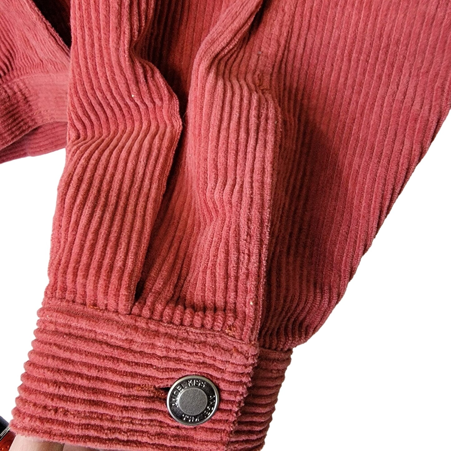 Angel Kiss Corduroy Jacket Women Medium Pink