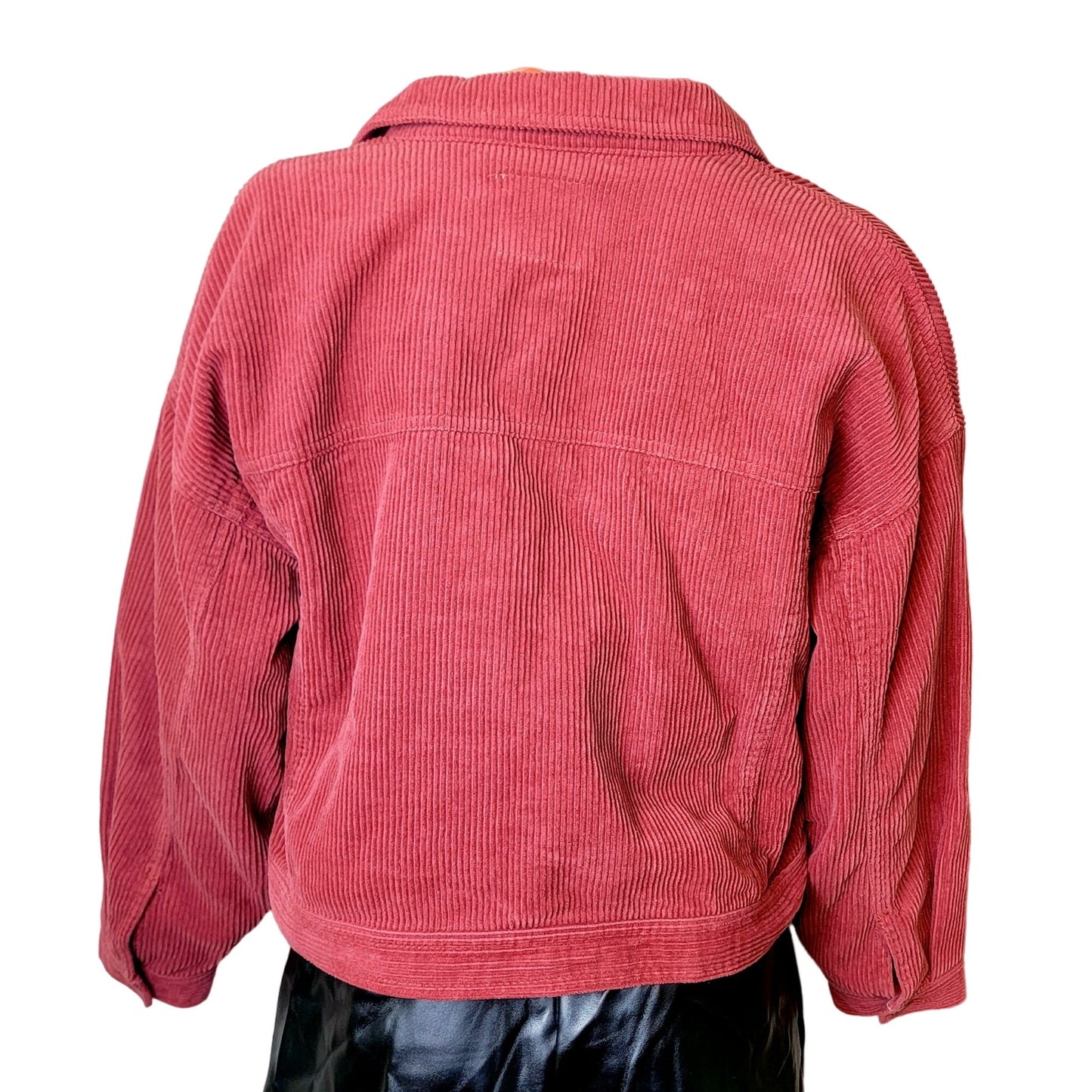 Angel Kiss Corduroy Jacket Women Medium Pink