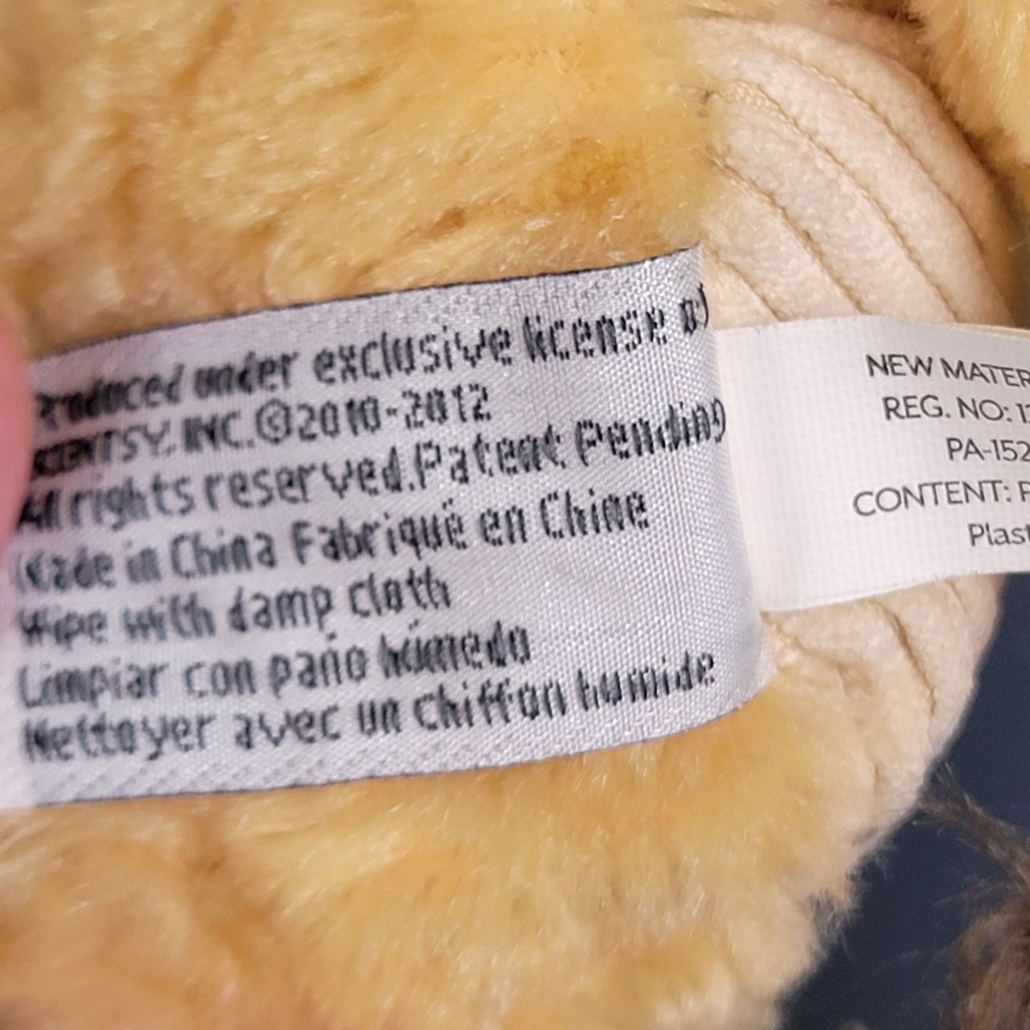 Scentsy Buddy Baby Retired 2012 Roarbert Lion 8 in Small Size Stuffed Animal Toy