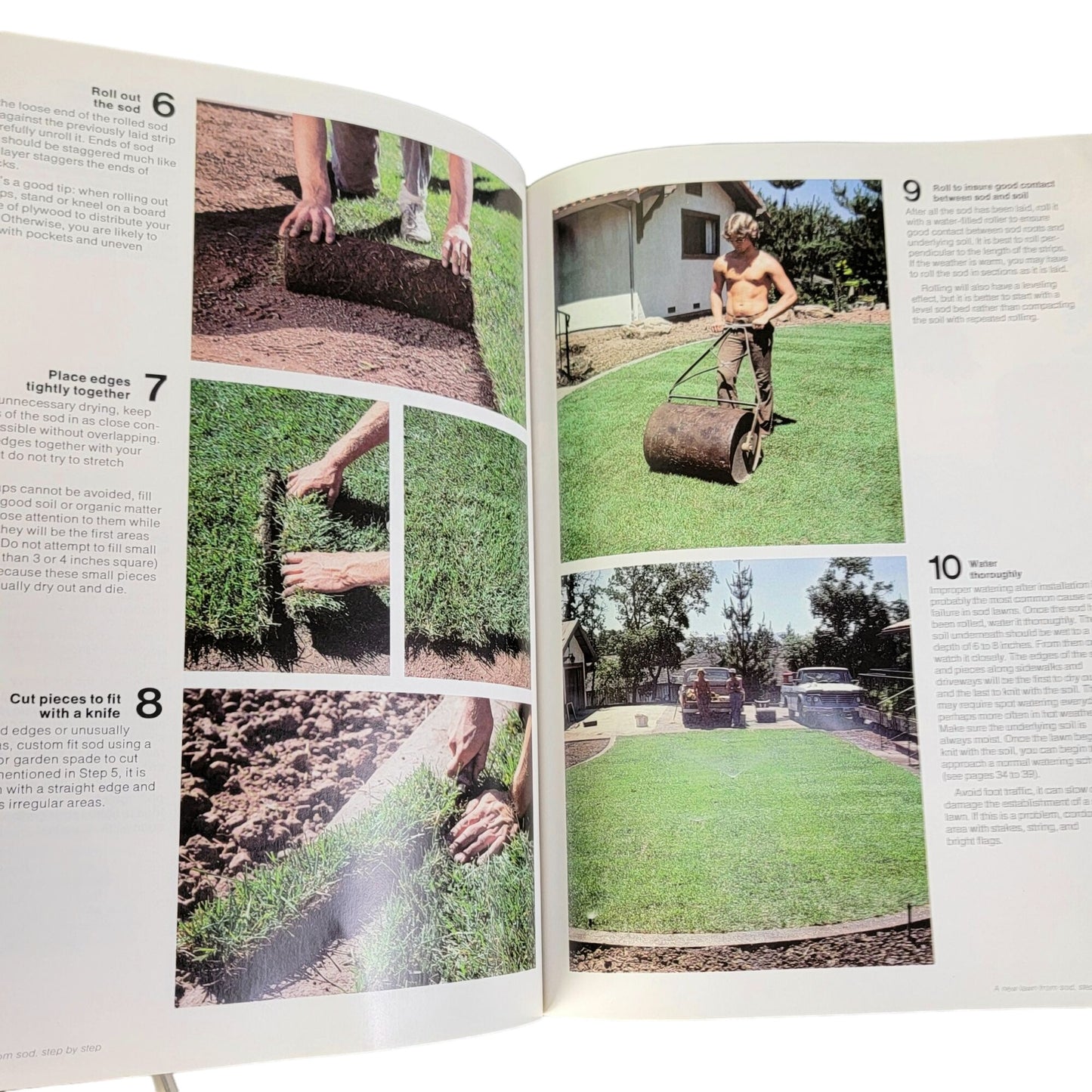 Vintage 70s Ortho Book Lot All About Roses Lawns Garden How To Guide Green Grass