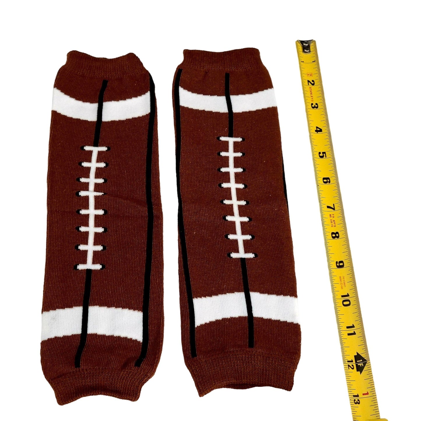 Beanie Hat Football Set Crochet Cap Leg Warmers Leggings Baby Boy Girl