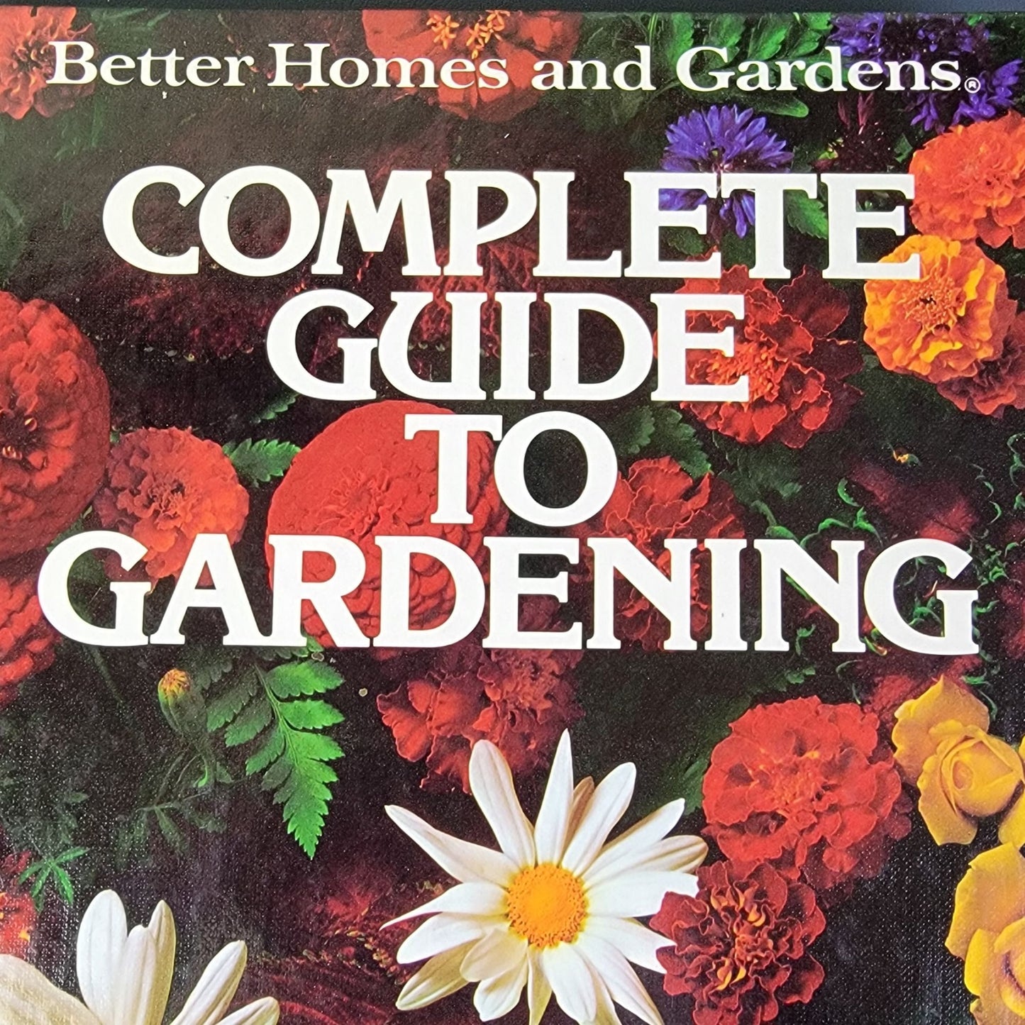 Vintage 70s Better Homes and Garden Book Hardcover Complete Guide to Gardening