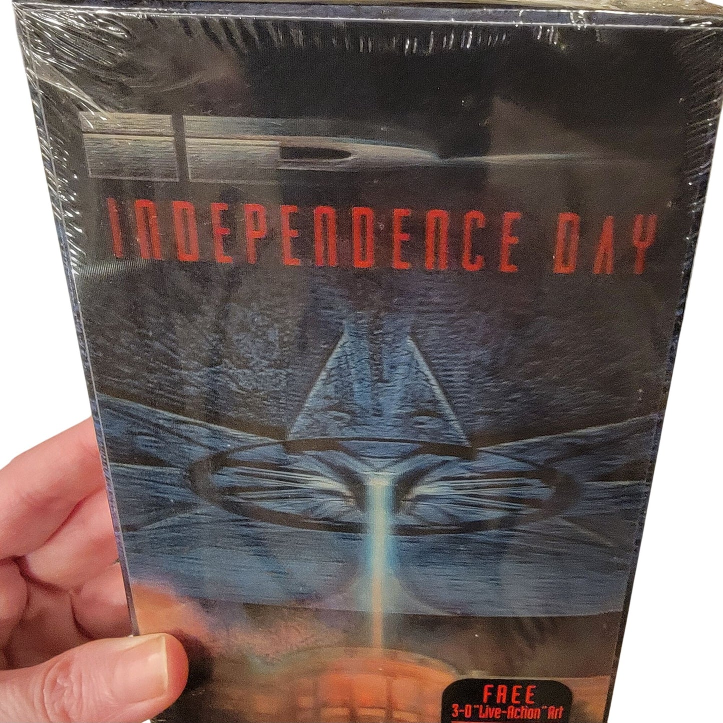 Vintage 90s Independence Day VHS Movie Tape New Sealed Media Will Smith Action