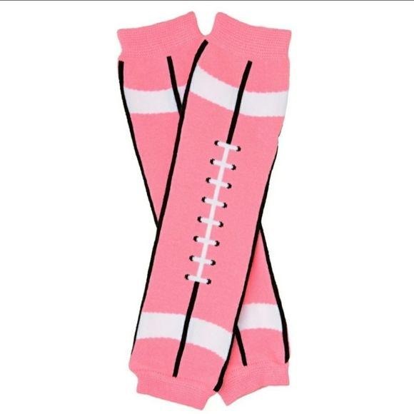 Leg Warmers Pink Football White Black Women Girl Halloween Leggings