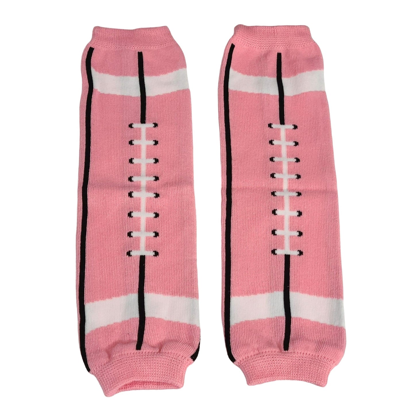 Leg Warmers Pink Football White Black Women Girl Halloween Leggings