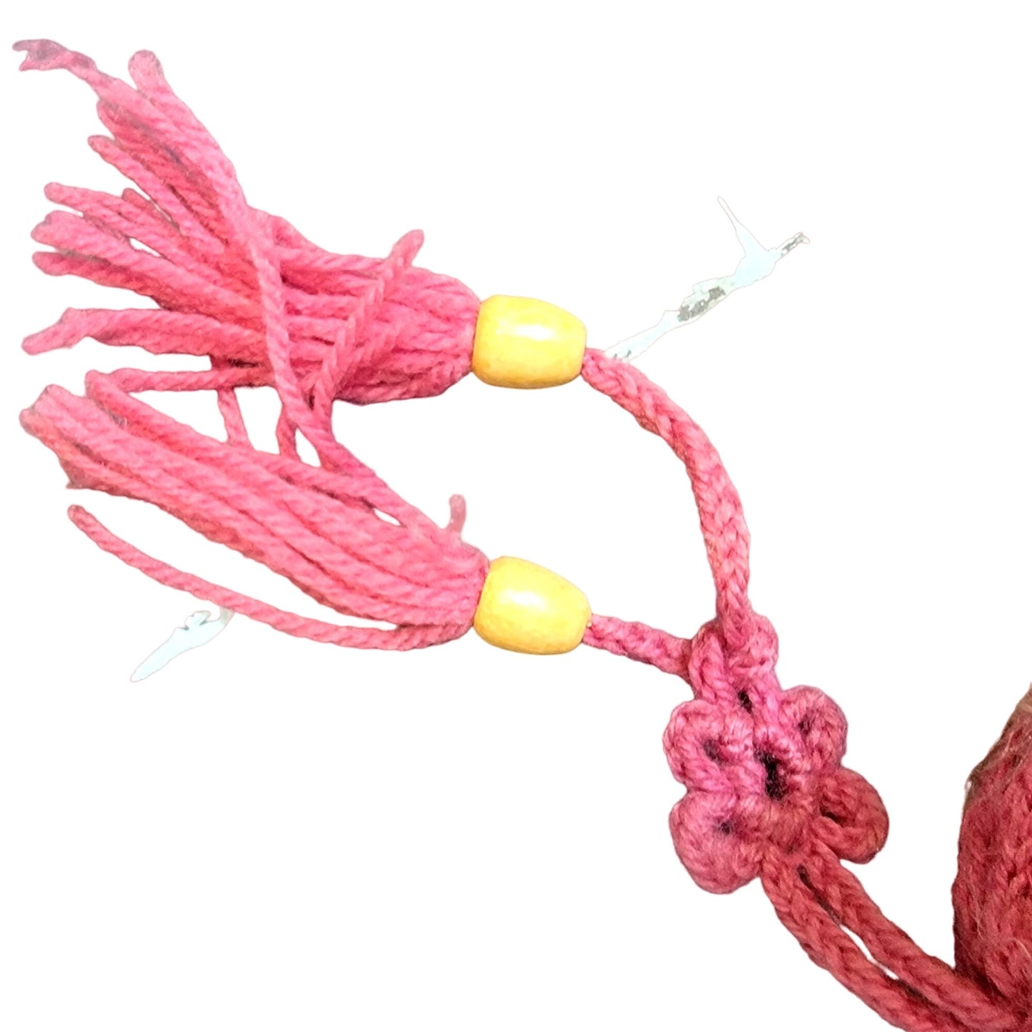 Colorful Pastel Metallic Beanie Cap Women One Size Fringe Crochet Butterfly Hat