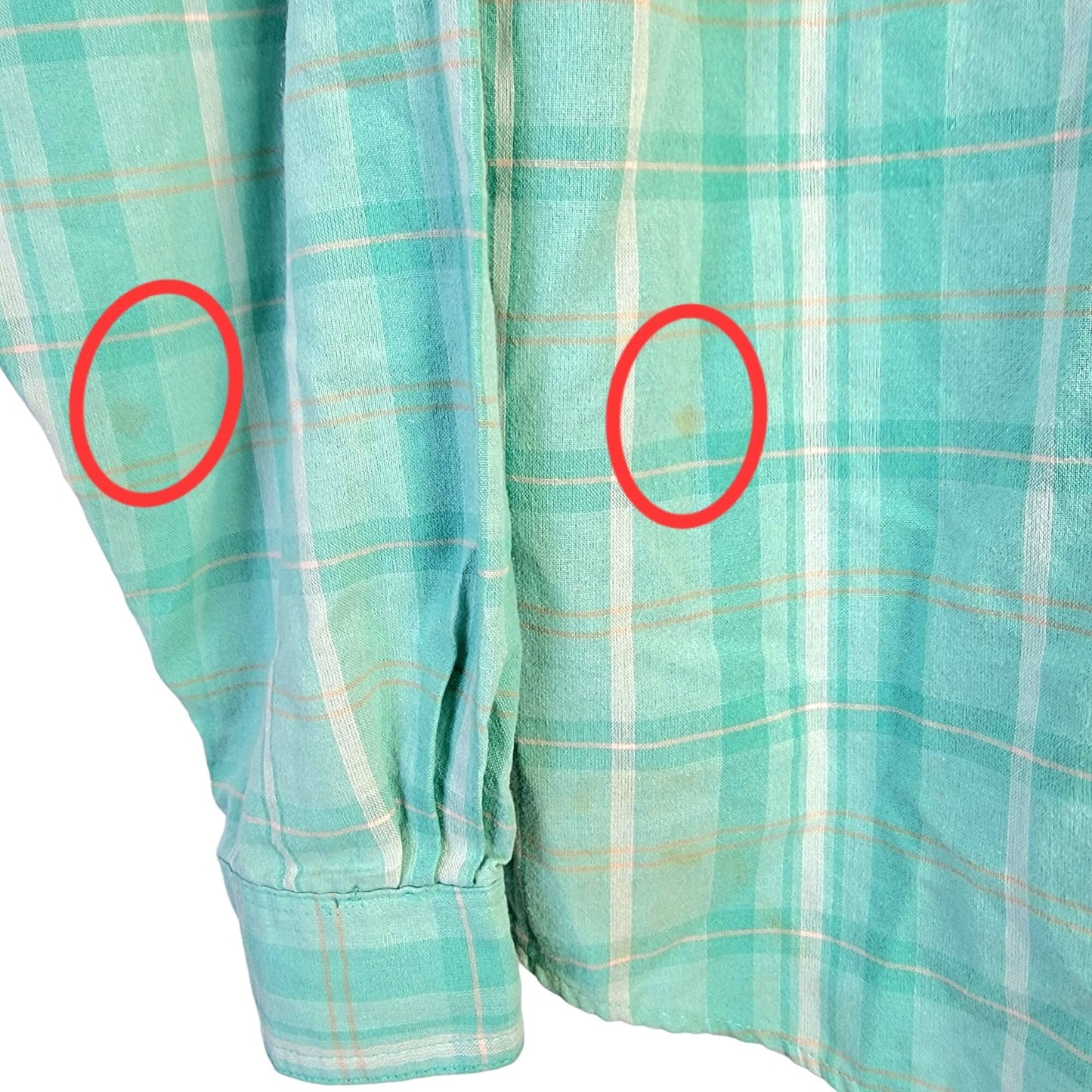 Gitano Vintage 90s Plaid Shirt Women Large Button Collar Top Blue Pink