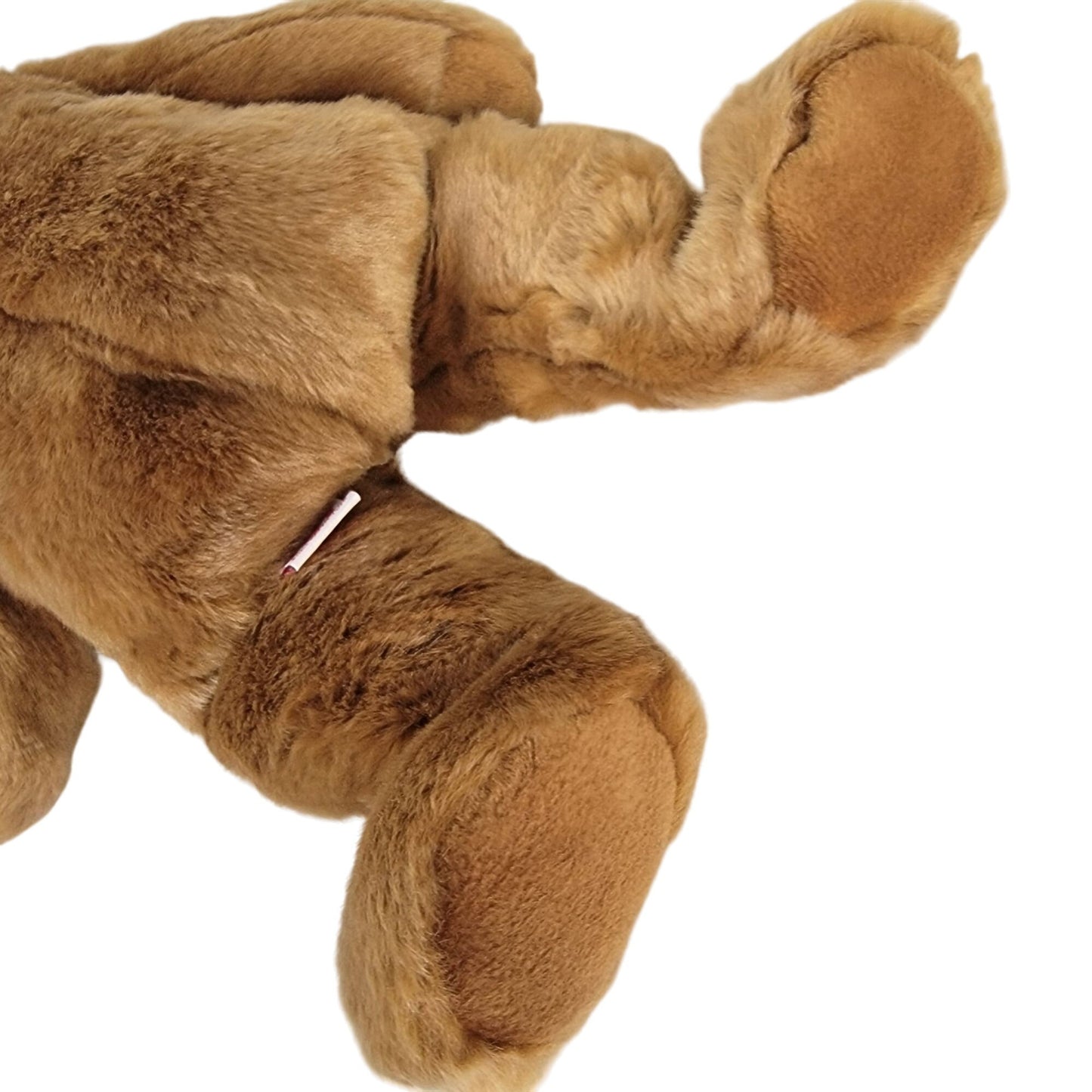 Vintage Ty Beanie Buddies Britannia Bear Large Brown Union Jack Stuffed Animal