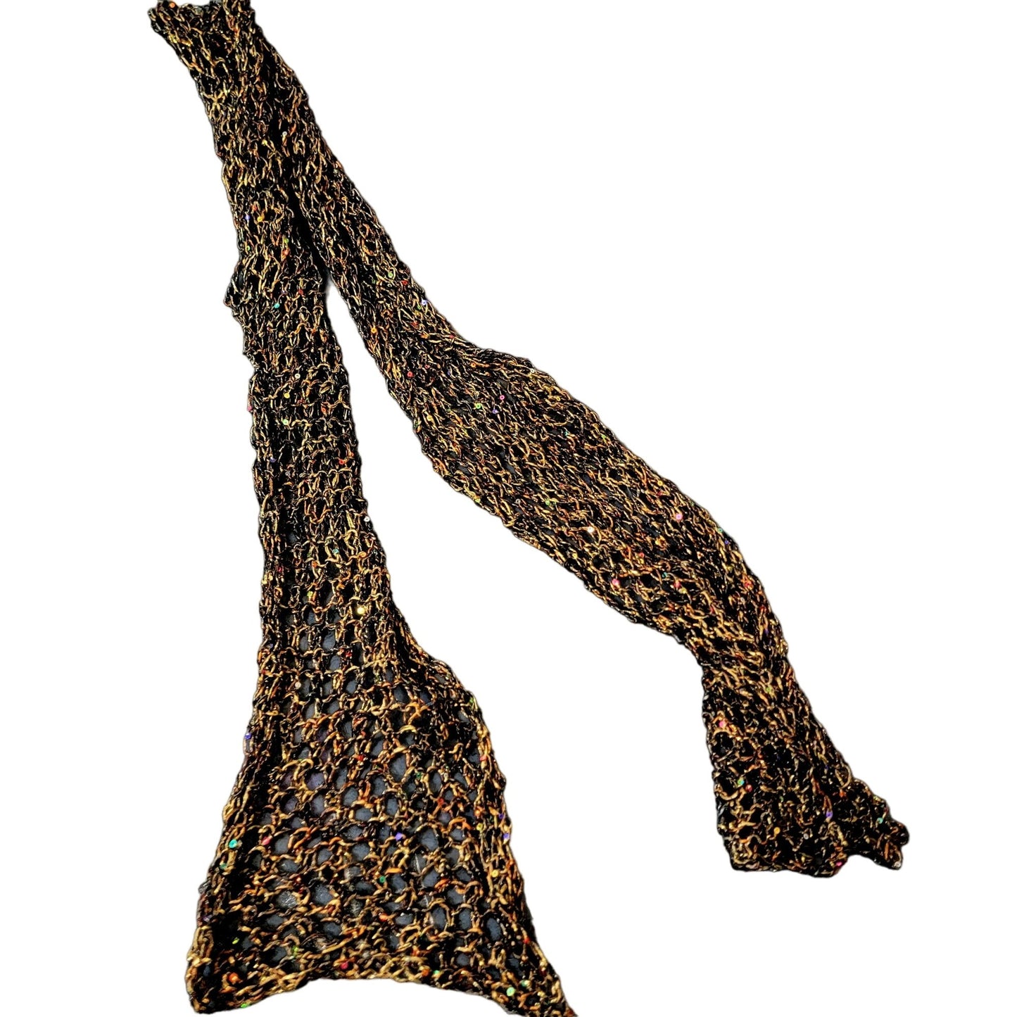 Scarf Lot Women Winter Accessories Handmade Sequin Crochet Knit Metallic Spring