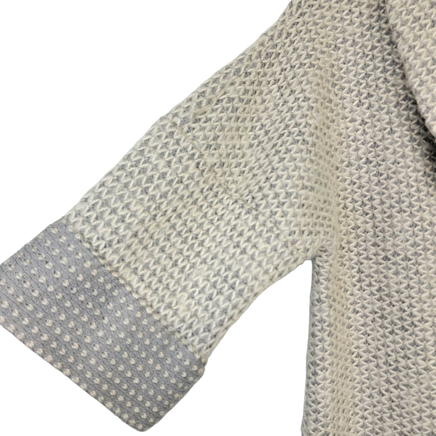 Avalin Knitwear Wool Sweater Swing Jacket Women Medium Gray