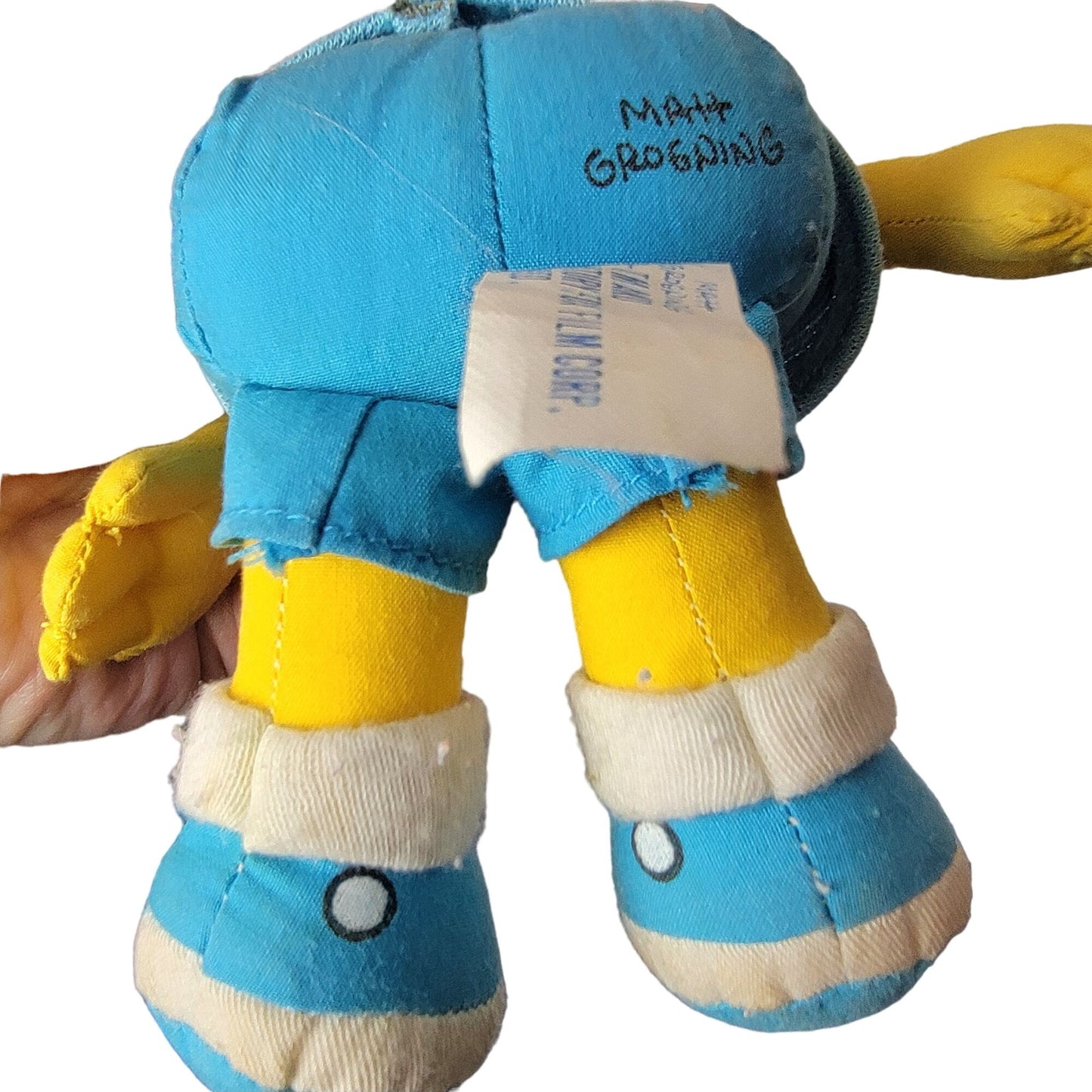 The Simpsons Bart Vintage 1990 Rag Doll Stuffed Toy Plush