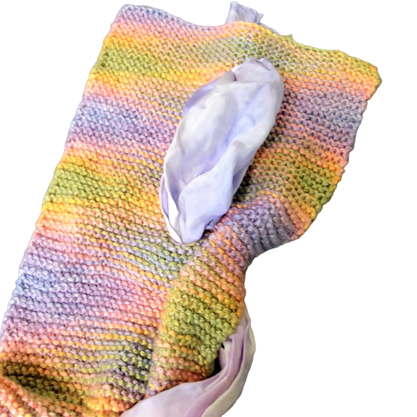 Colorful Scarf Women Winter Accessories Handmade Mixed Fabric Pink