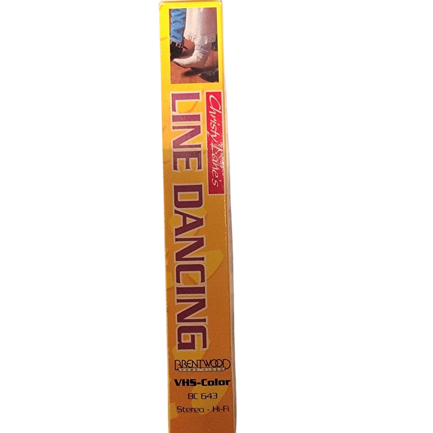 Vintage 90s How to Line Dancing VHS Movie Tape Exercise Dance Instruction Country