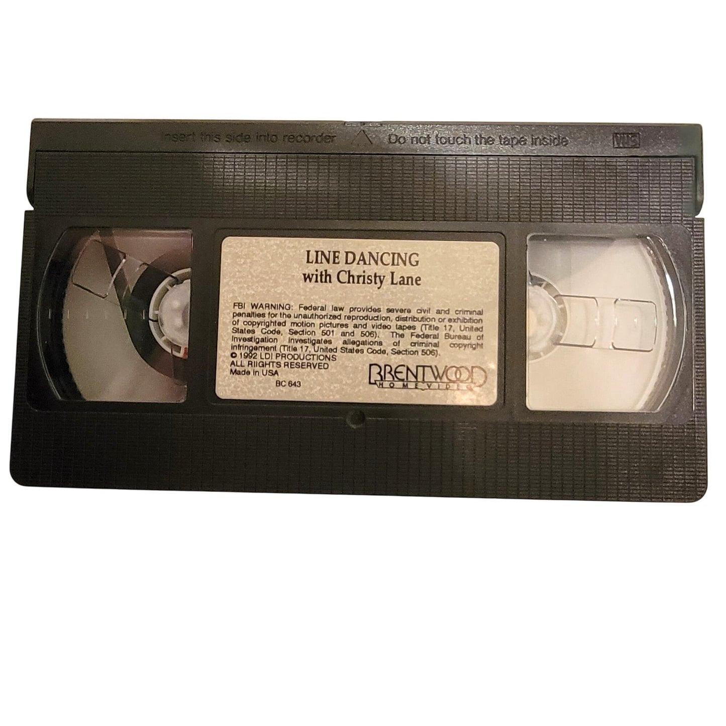 Vintage 90s How to Line Dancing VHS Movie Tape Exercise Dance Instruction Country