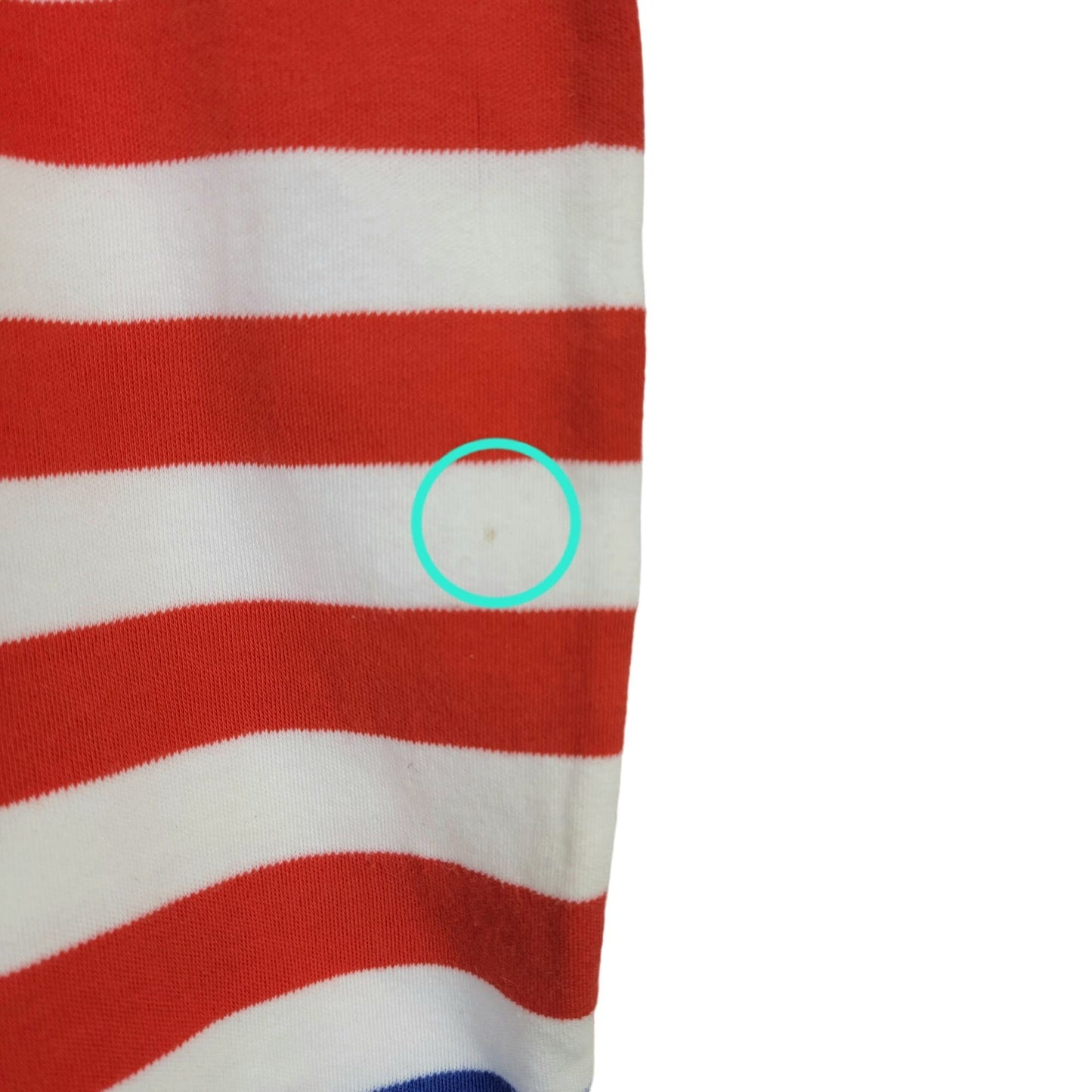 Liz Claiborne Vintage 80s Racerback Tank Shirt Women Small Patriotic Top