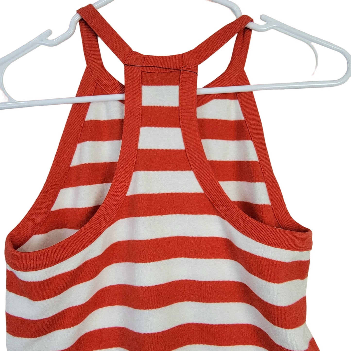 Liz Claiborne Vintage 80s Racerback Tank Shirt Women Small Patriotic Top