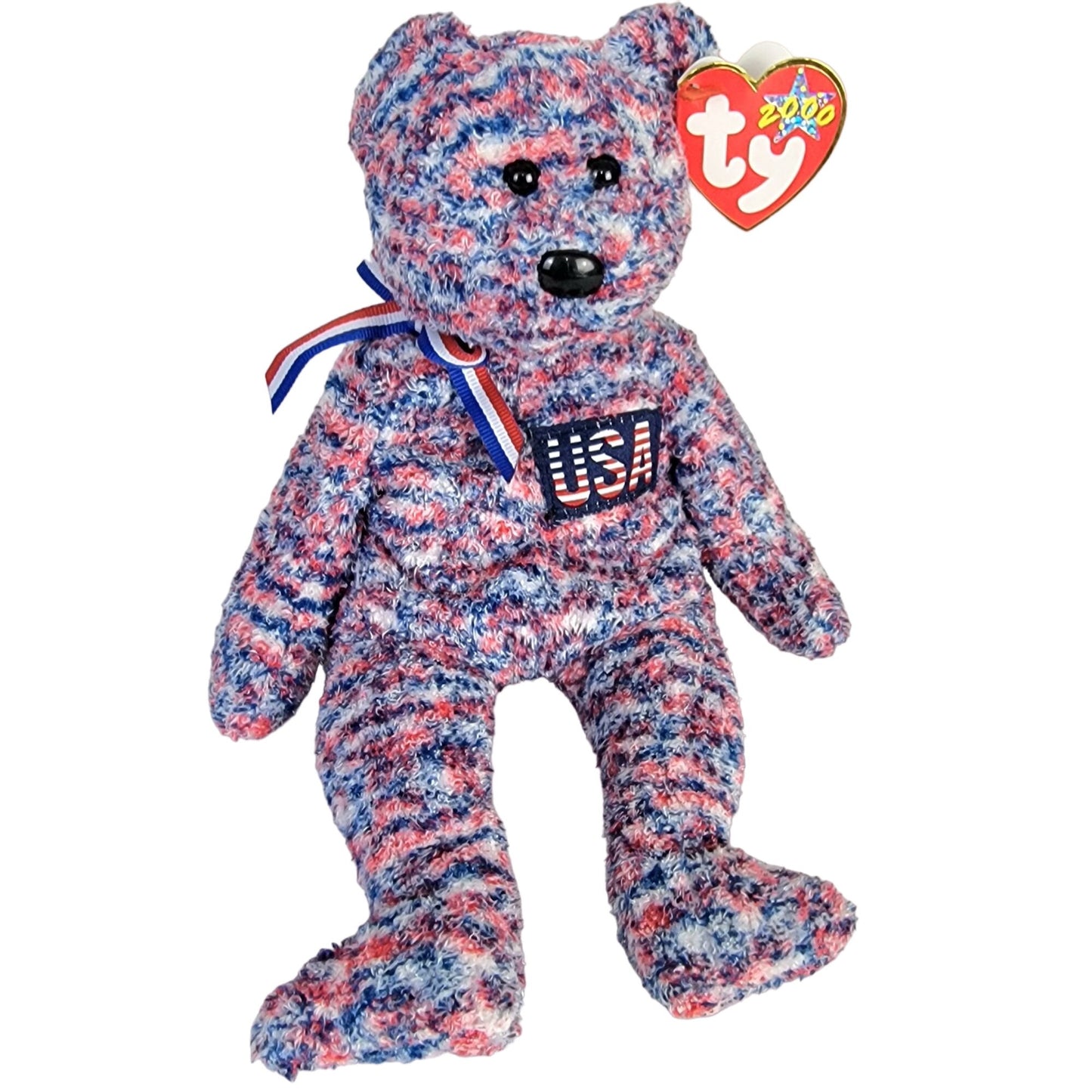 TY Beanie Baby Patriotic Lot Red White Blue USA Republican Trump