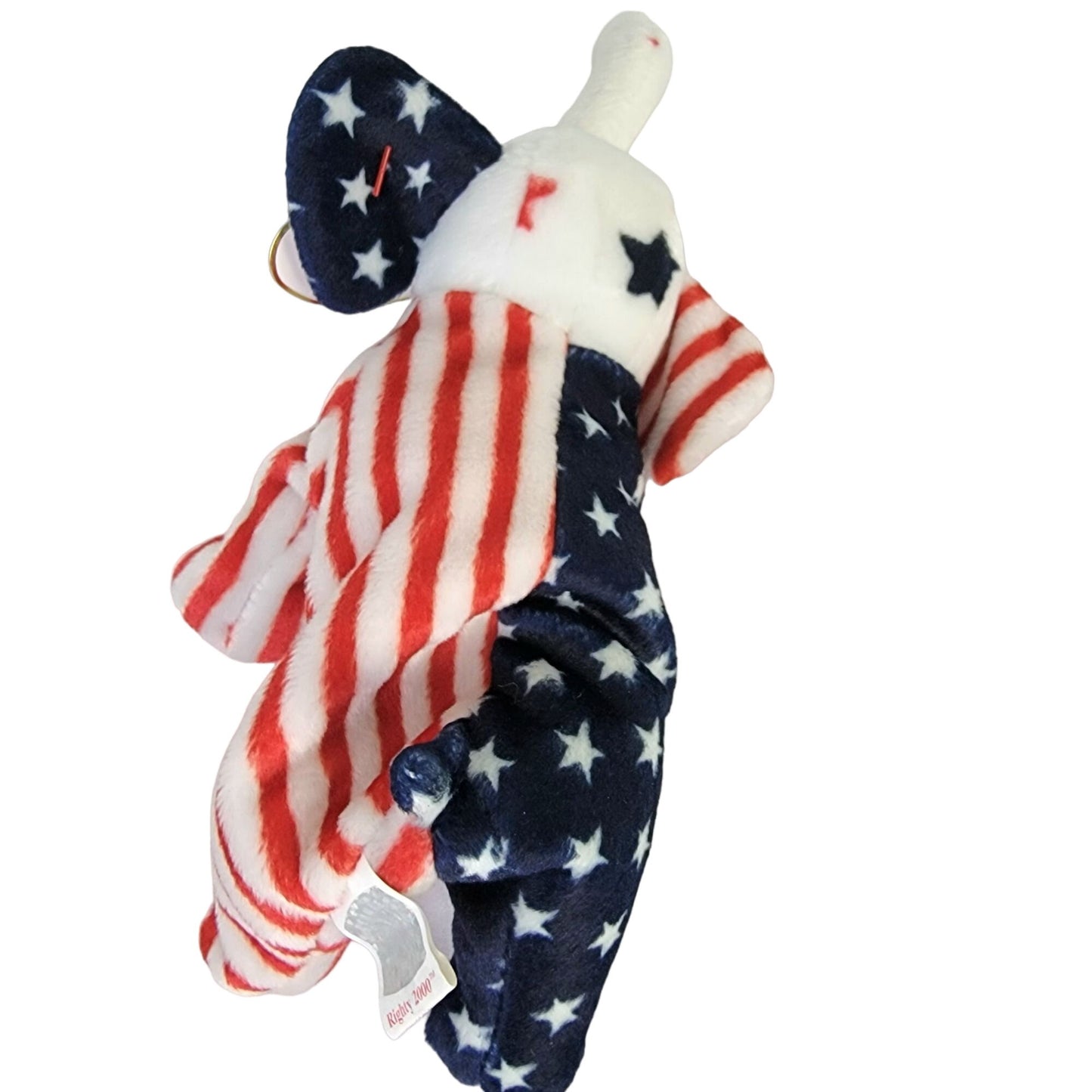 TY Beanie Baby Patriotic Lot Red White Blue USA Republican Trump