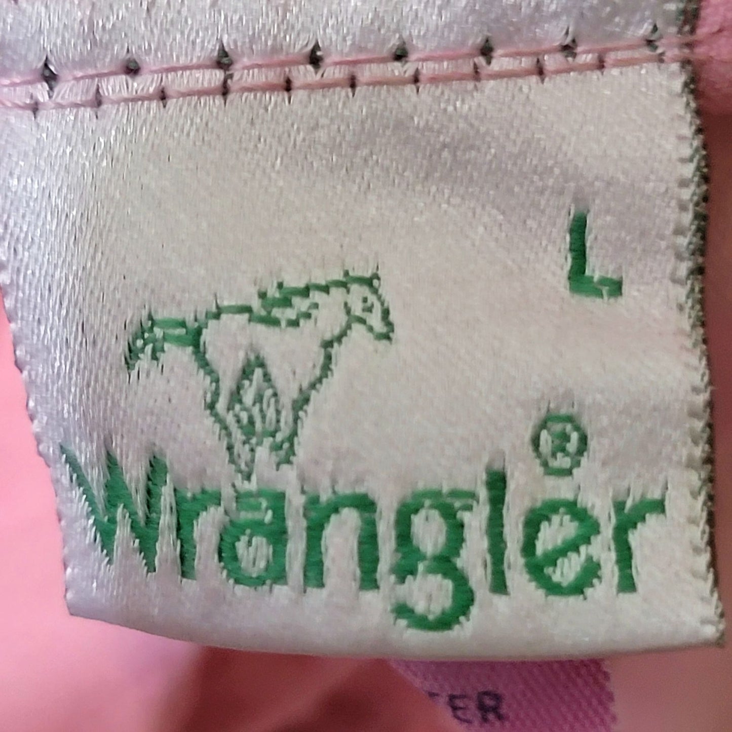 Wrangler Jeans Vintage 80s Track Pants Women Large Pink Straight Red Side Stripe
