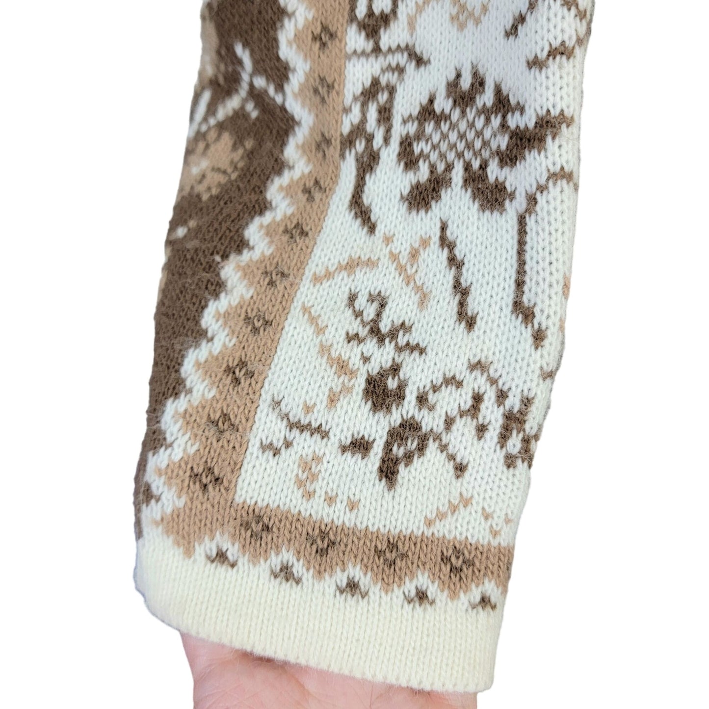 Sunbelt Vintage 90s Sweater Women Plus 1X Floral Paisley