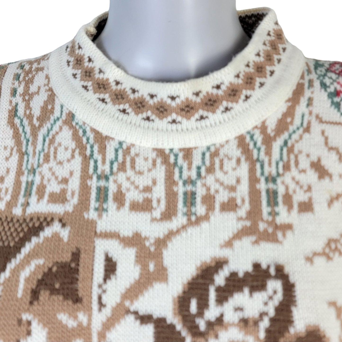 Sunbelt Vintage 90s Sweater Women Plus 1X Floral Paisley