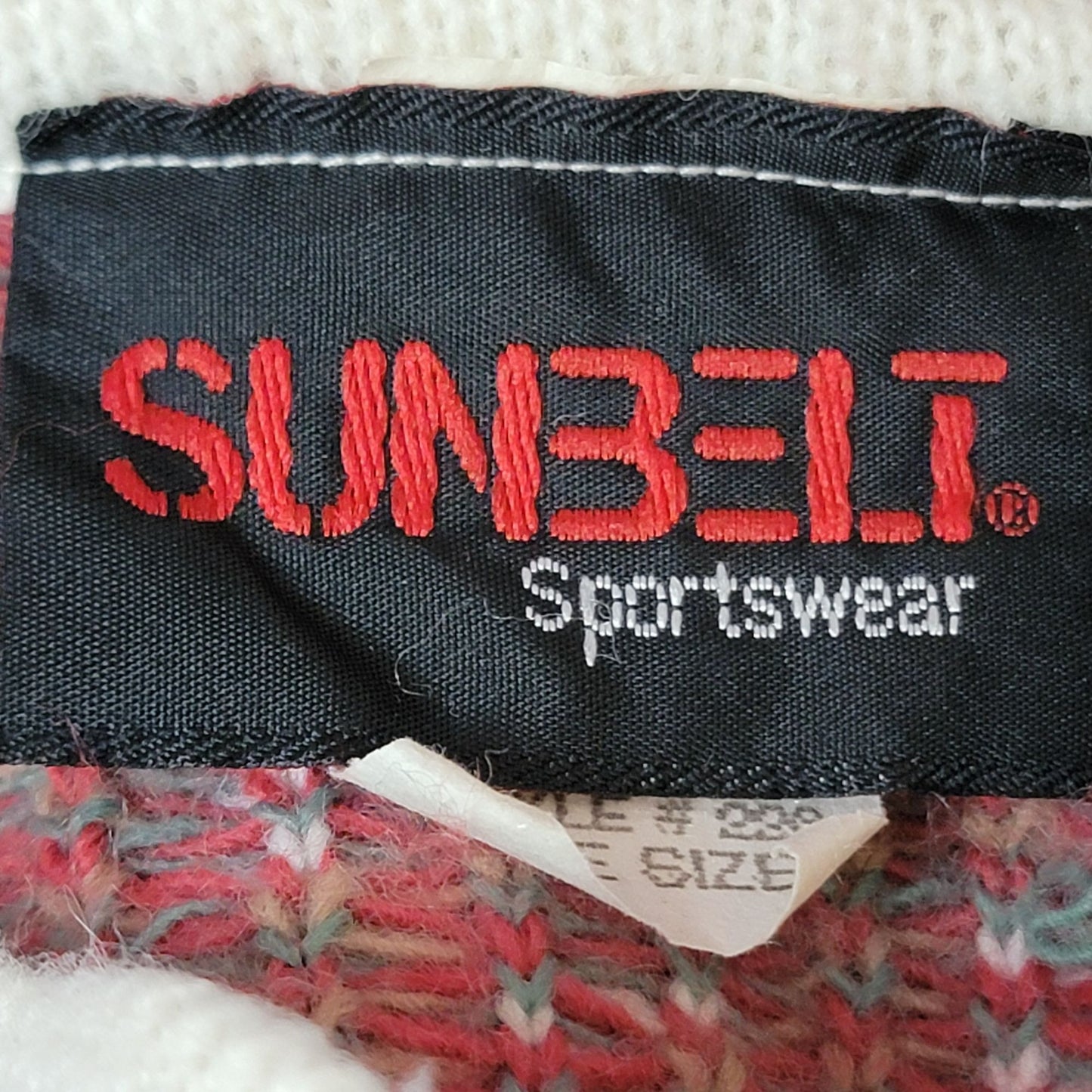 Sunbelt Vintage 90s Sweater Women Plus 1X Floral Paisley