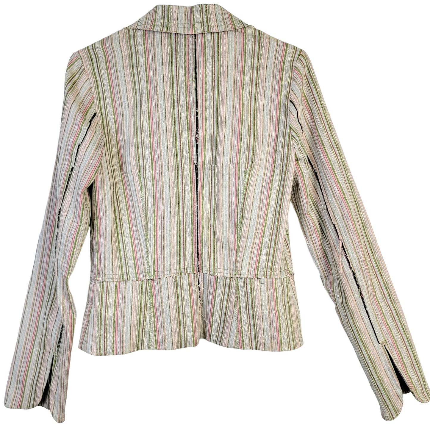 Gadzooks Vintage Y2k Distressed Blazer Jacket Women Medium Suit Coat