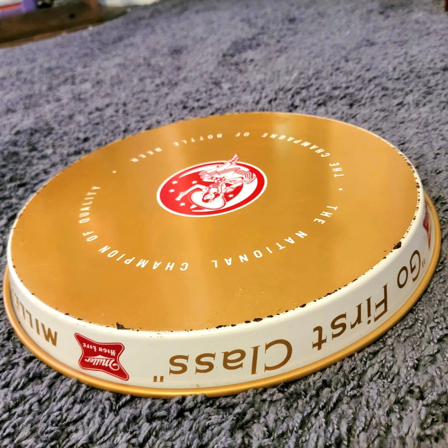Miller High Life Vintage 50s Beer Serving Tray Breweriana