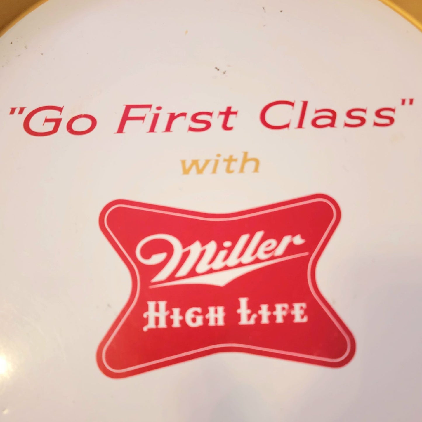 Miller High Life Vintage 50s Beer Serving Tray Breweriana