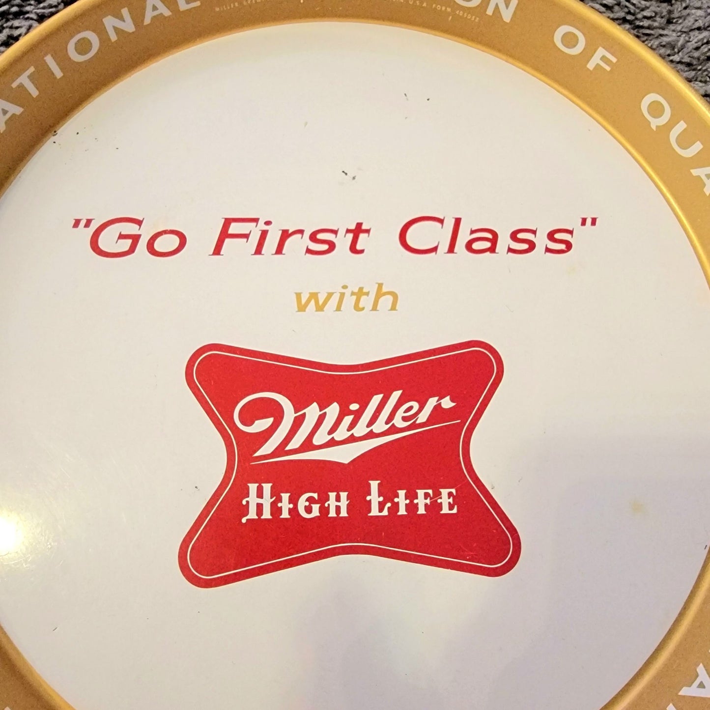 Miller High Life Vintage 50s Beer Serving Tray Breweriana