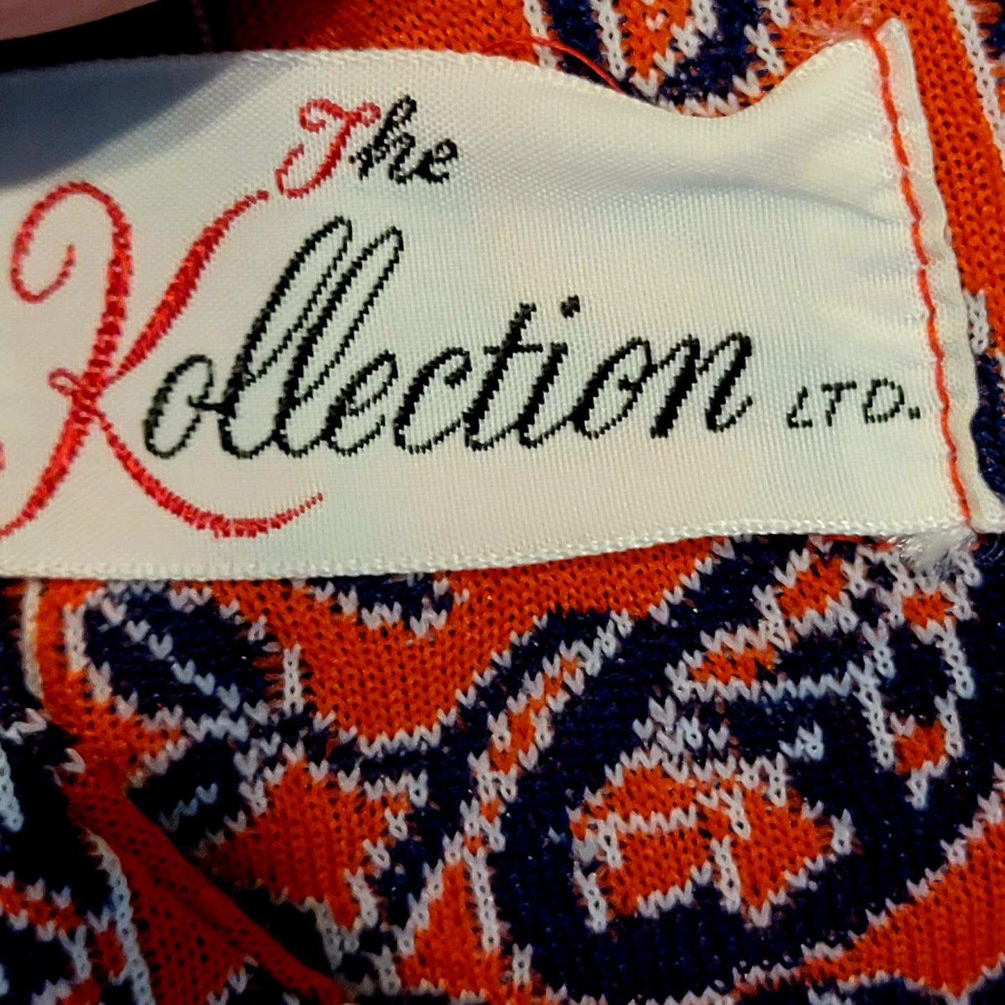 Vintage 60s Paisley Maxi Peasant Dress Women Medium Red