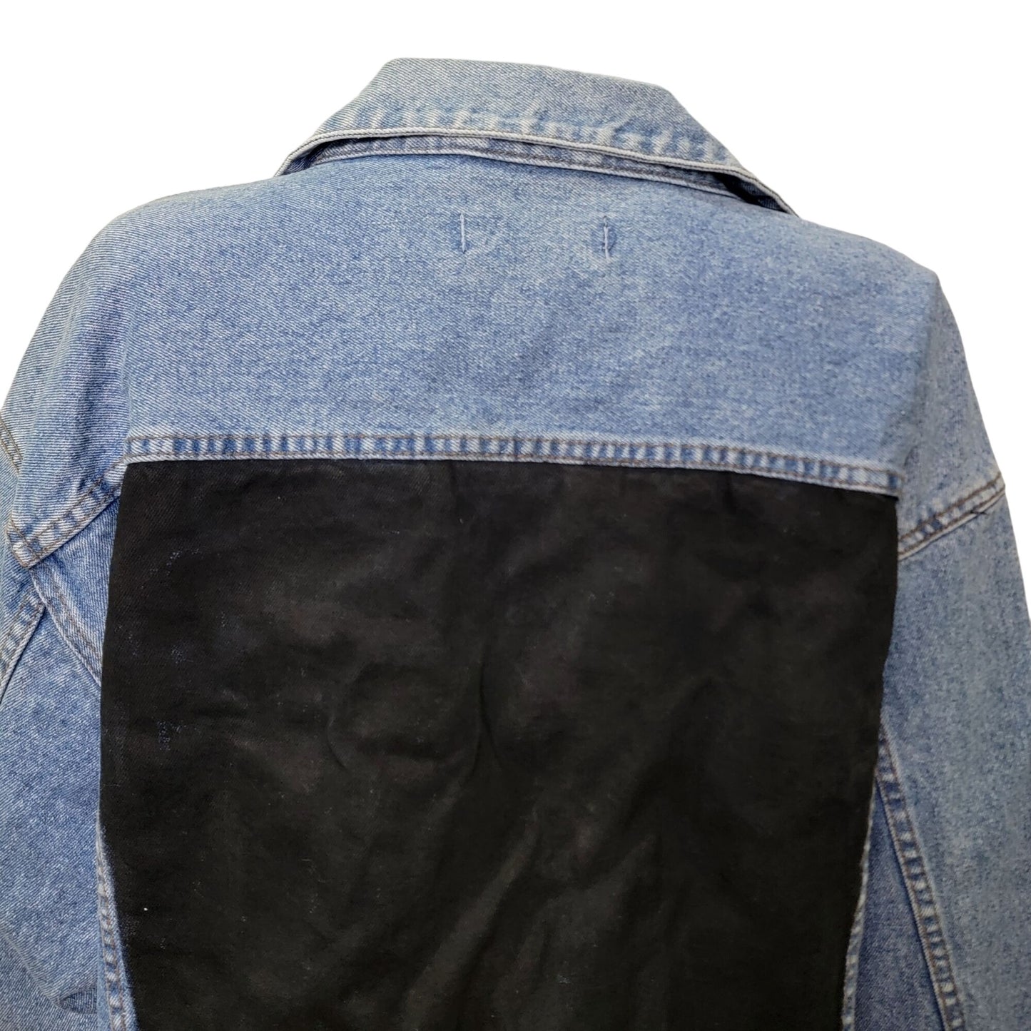Vintage 90s Denim Jacket Women Medium Wash Dakota Blue Jean