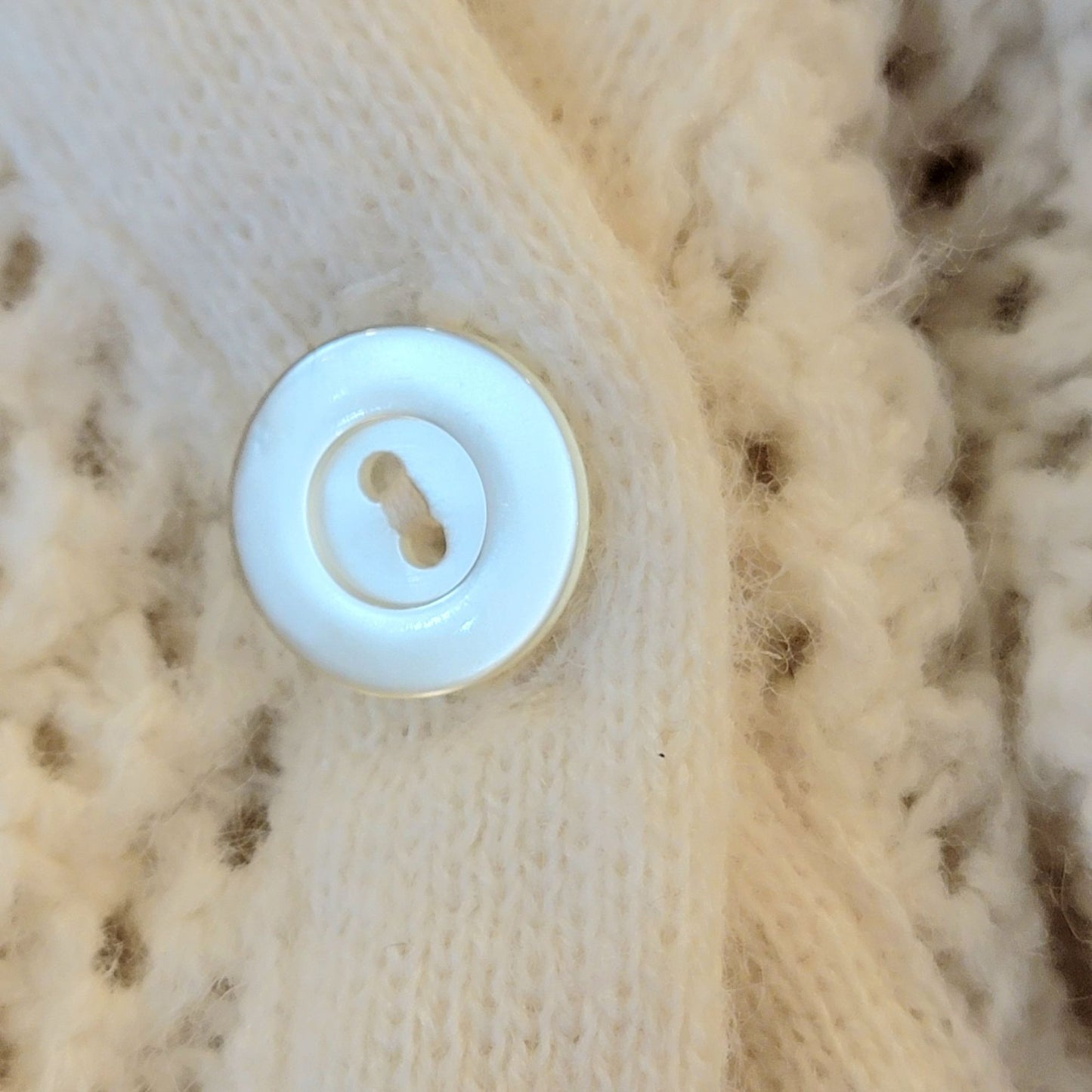 Vintage 70s Crochet Poncho Cardigan Wrap Jacket Shawl Women One Size