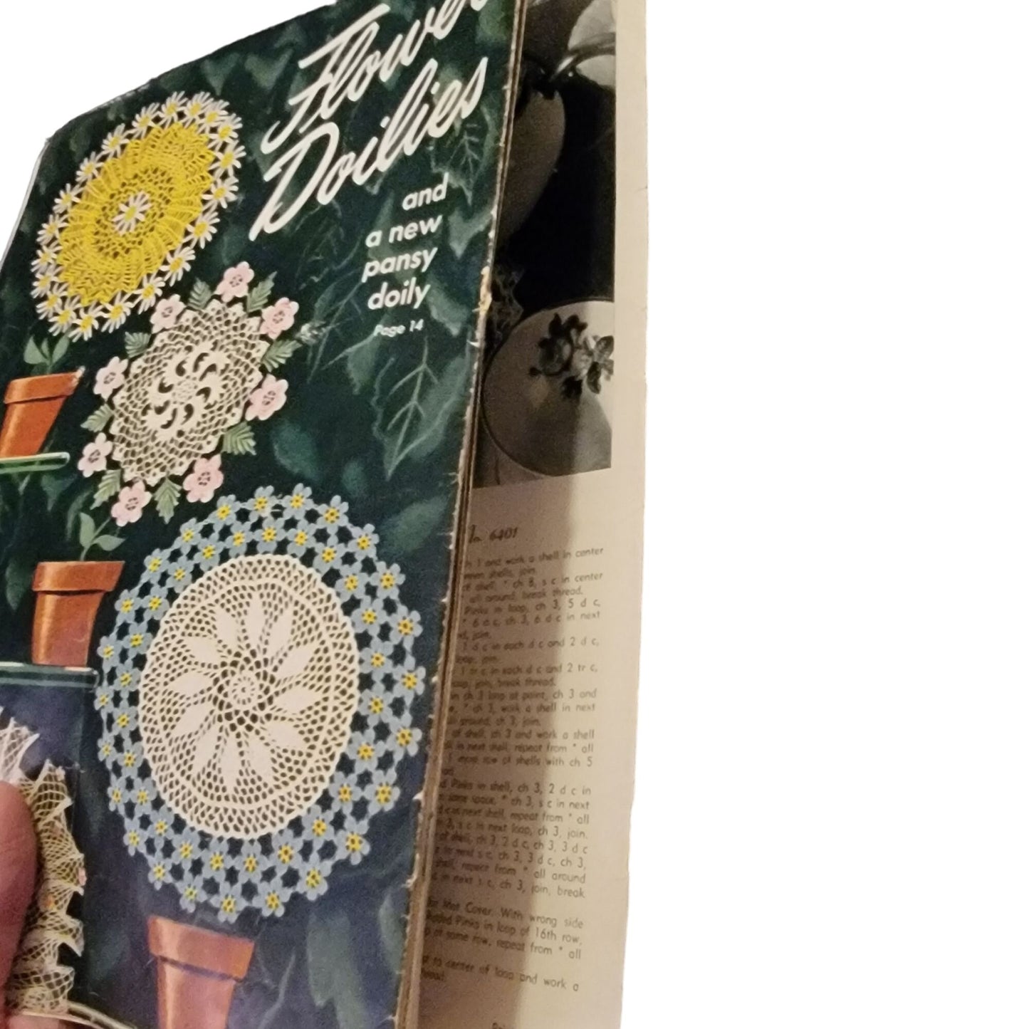 Vintage 40s Doilies Magazine Book Lot Flower Craft How to Flower Doily