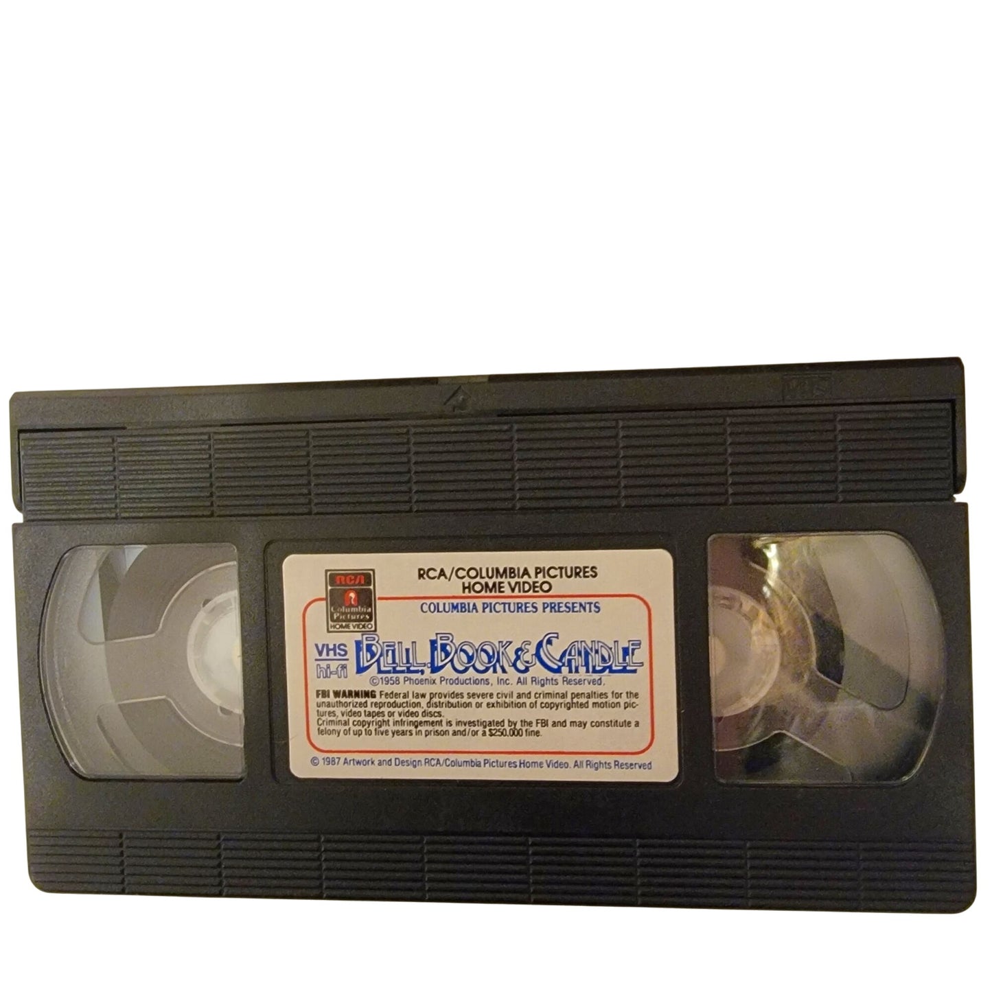 Bell Book and Candle VHS Movie Tape 1958 Vintage 80s Witch Comedy James Stewart