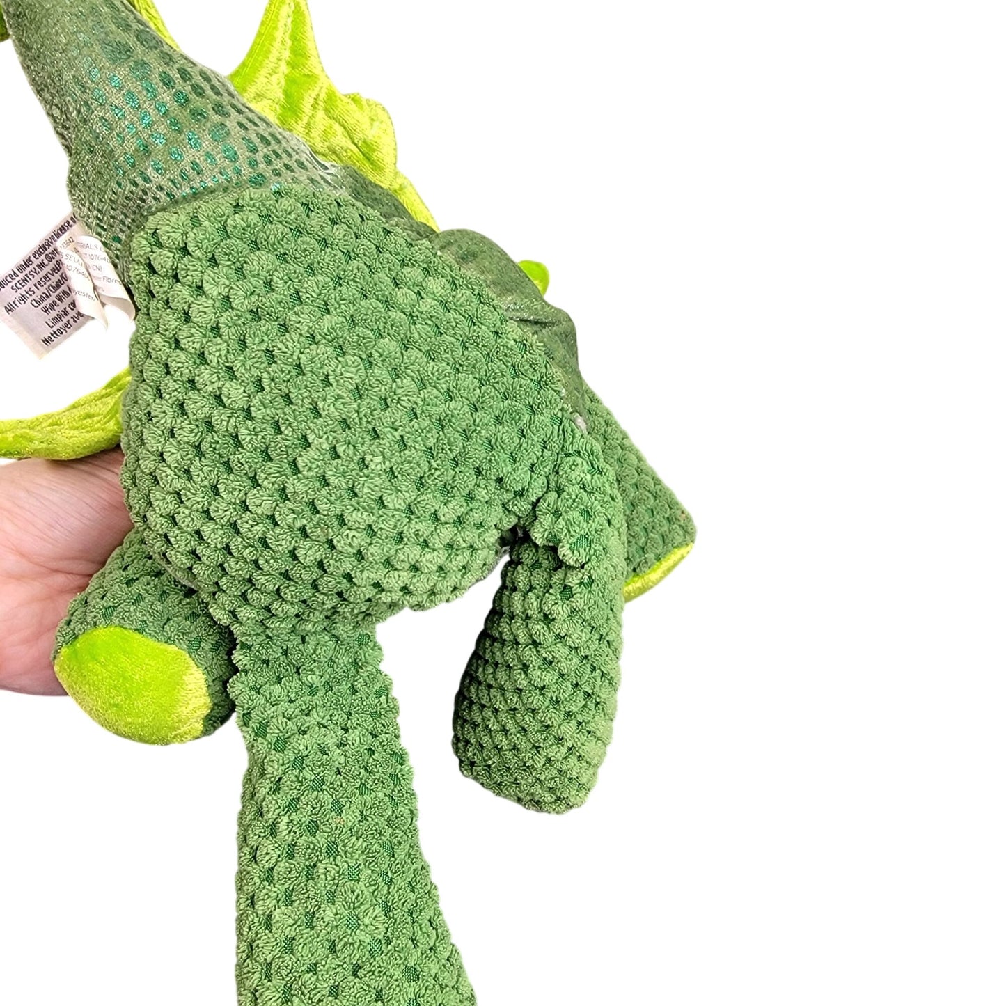 Scentsy Buddy Retired 2014 Scout Dragon Green 13 in Full Size Stuffed Animal Toy