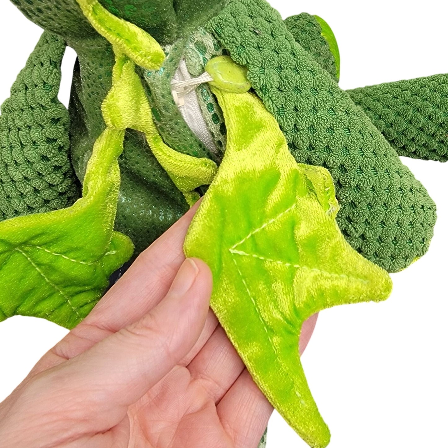 Scentsy Buddy Retired 2014 Scout Dragon Green 13 in Full Size Stuffed Animal Toy