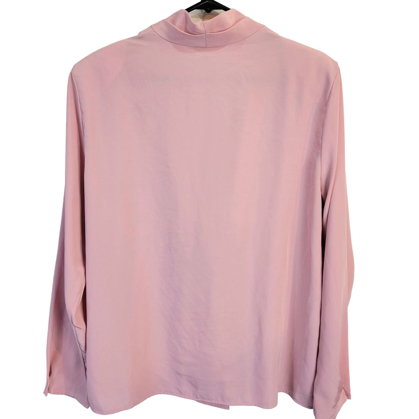 Vintage 80s Frenzo Blouse Women Large 12 Pink