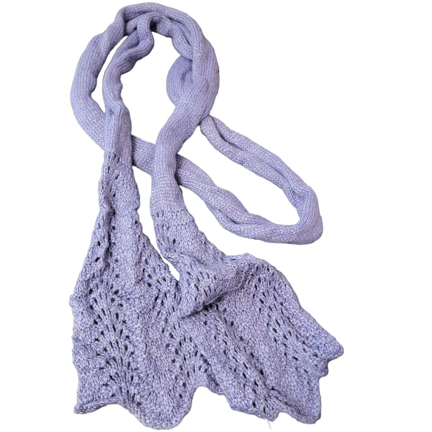 Alpaca Bamboo Scarf Women Winter Accessories Purple