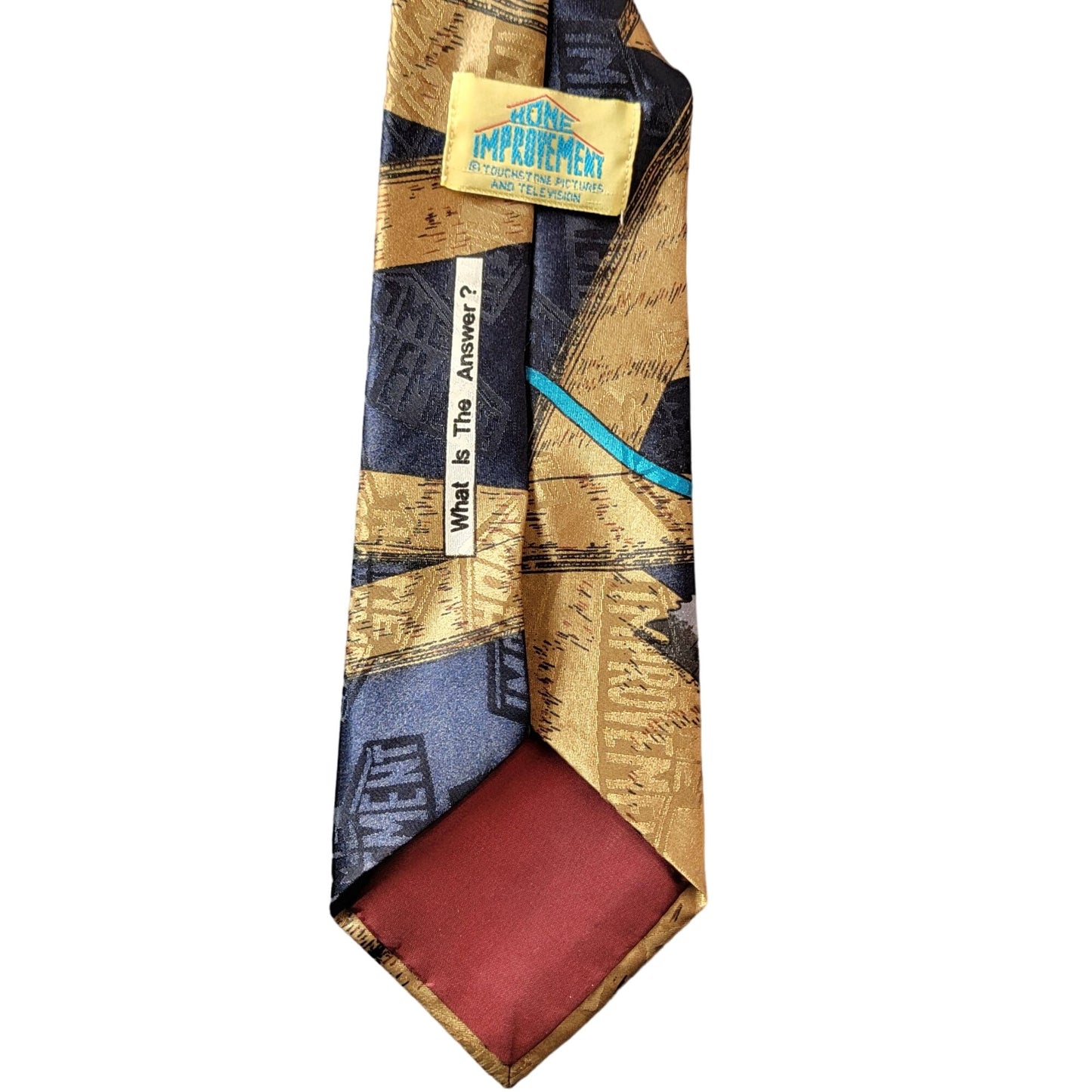 Vintage 90s Home Improvement Neck Tie Men Accessories Tools Retro TV Show Dad