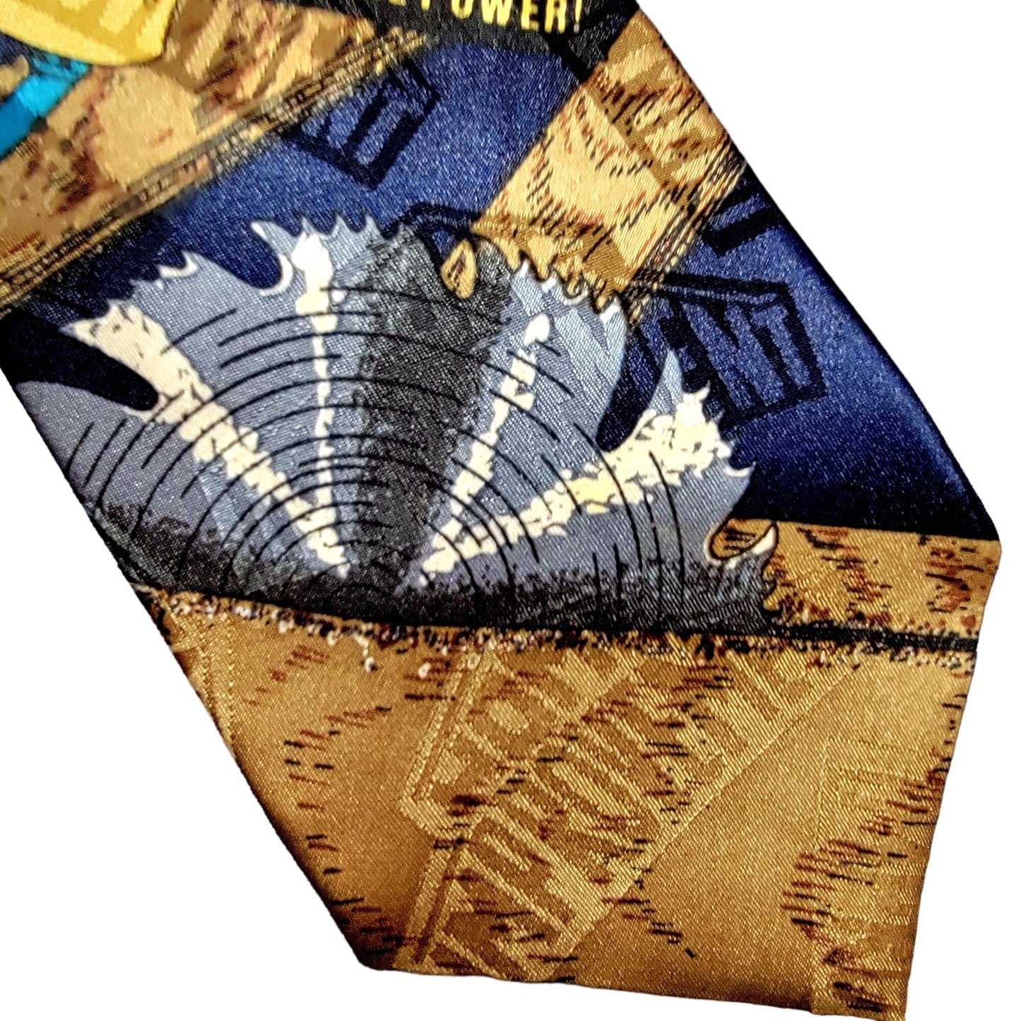 Vintage 90s Home Improvement Neck Tie Men Accessories Tools Retro TV Show Dad