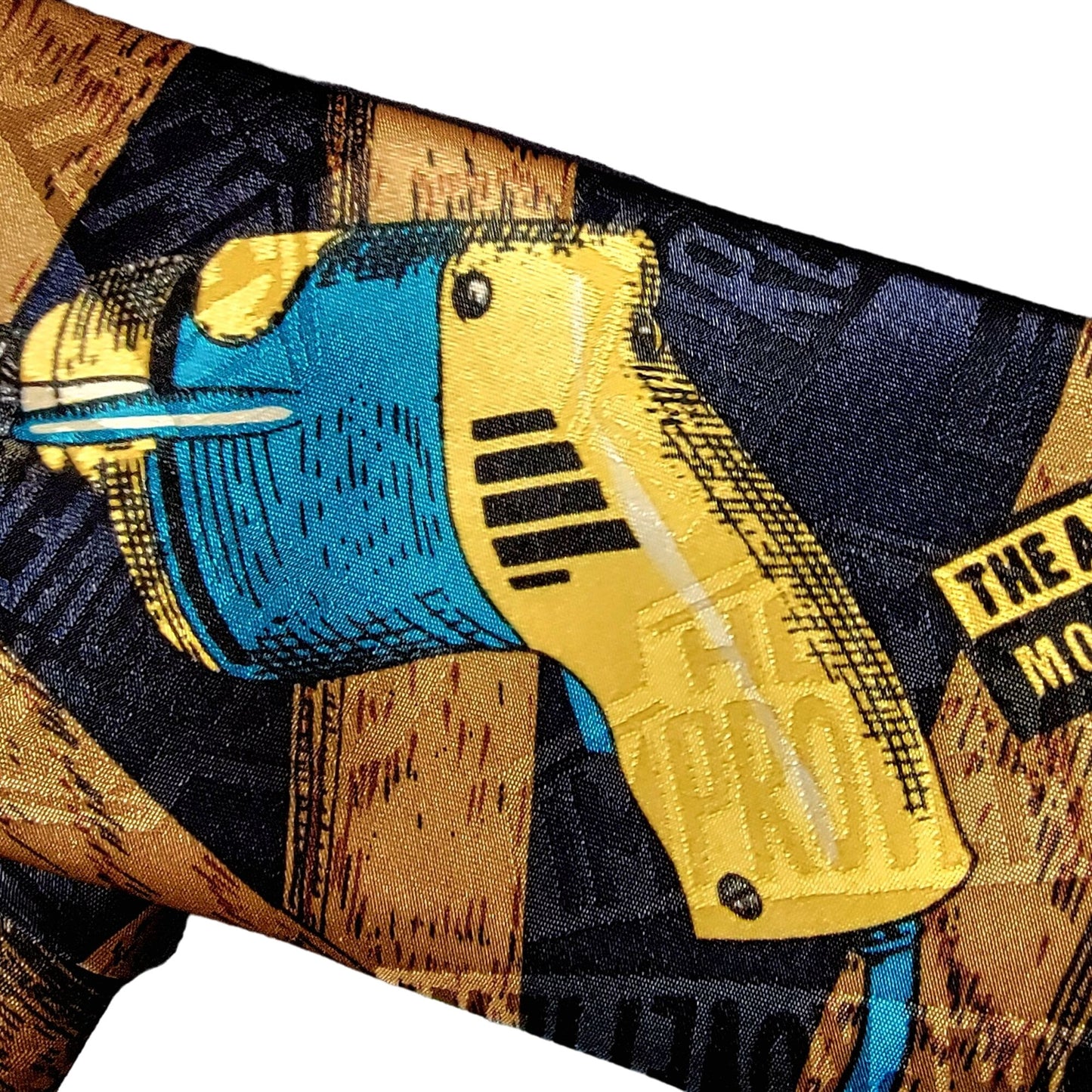 Vintage 90s Home Improvement Neck Tie Men Accessories Tools Retro TV Show Dad