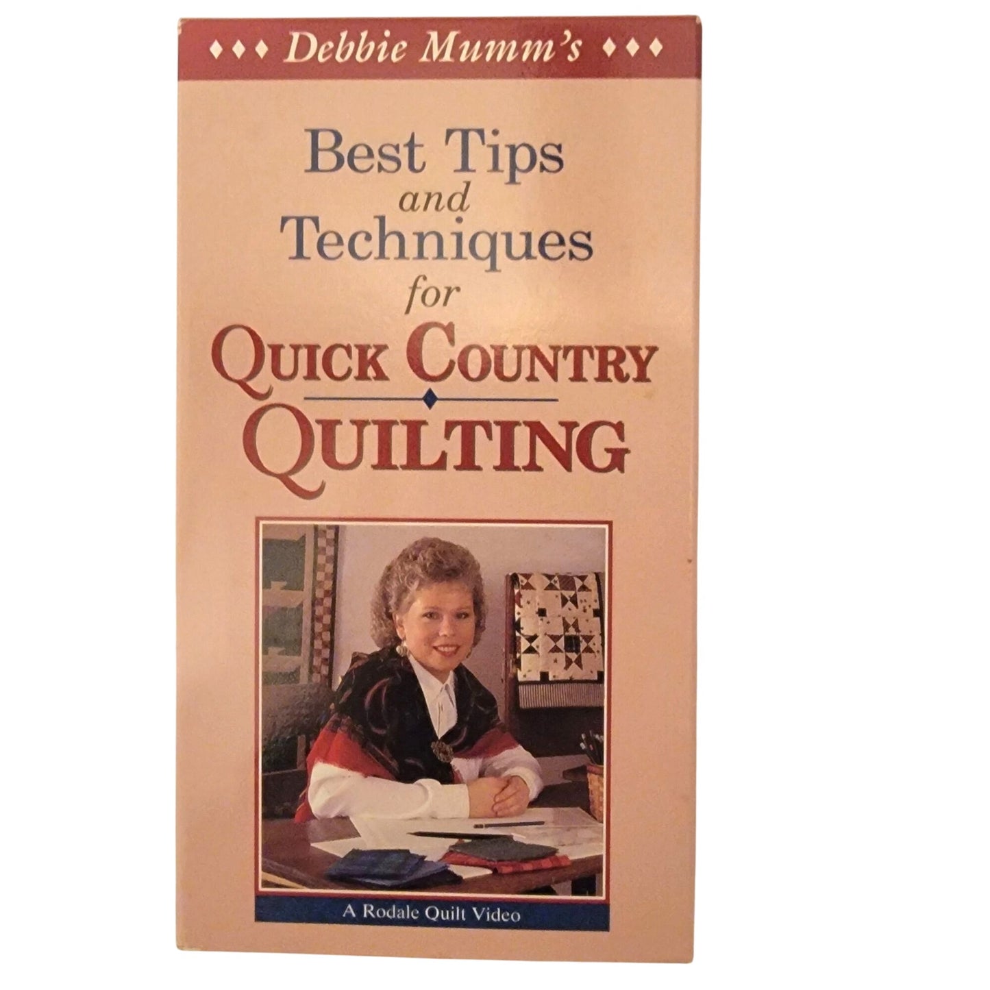 Best Tips & Techniques for Quick Country Quilting VHS Movie Tape Vintage 90s Fun
