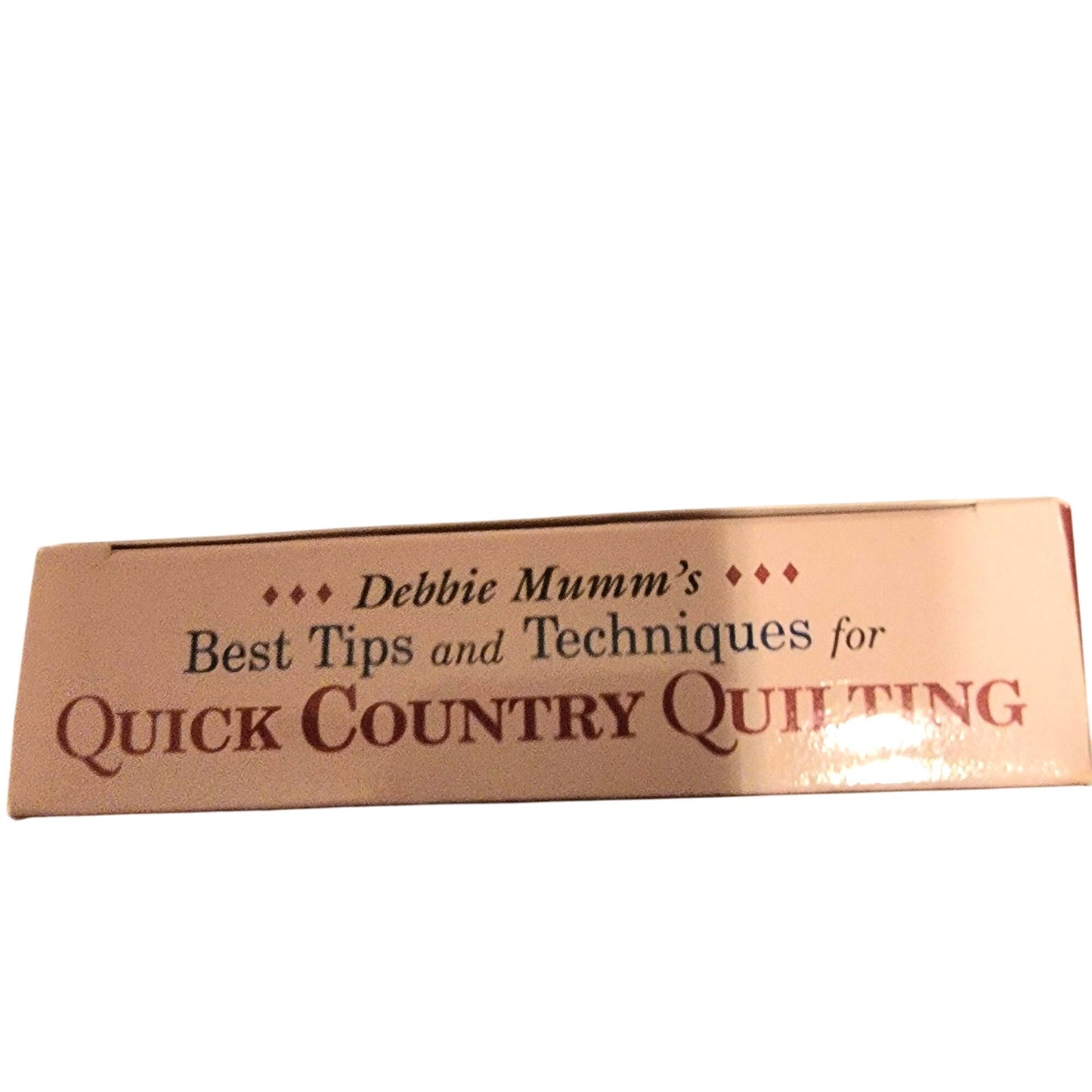 Best Tips & Techniques for Quick Country Quilting VHS Movie Tape Vintage 90s Fun